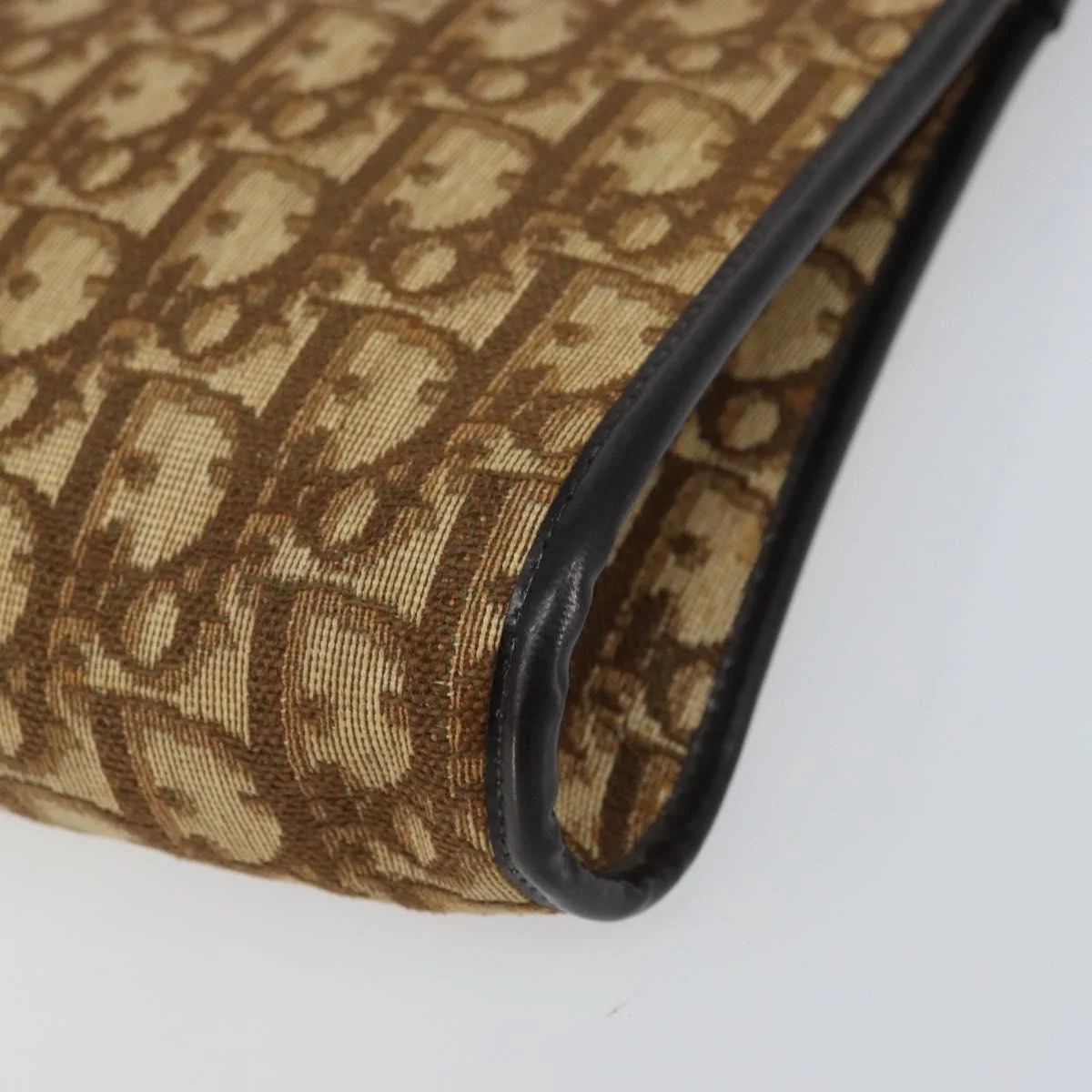 Christian Dior Vintage Trotter Shoulder Bag Canvas - Image 8
