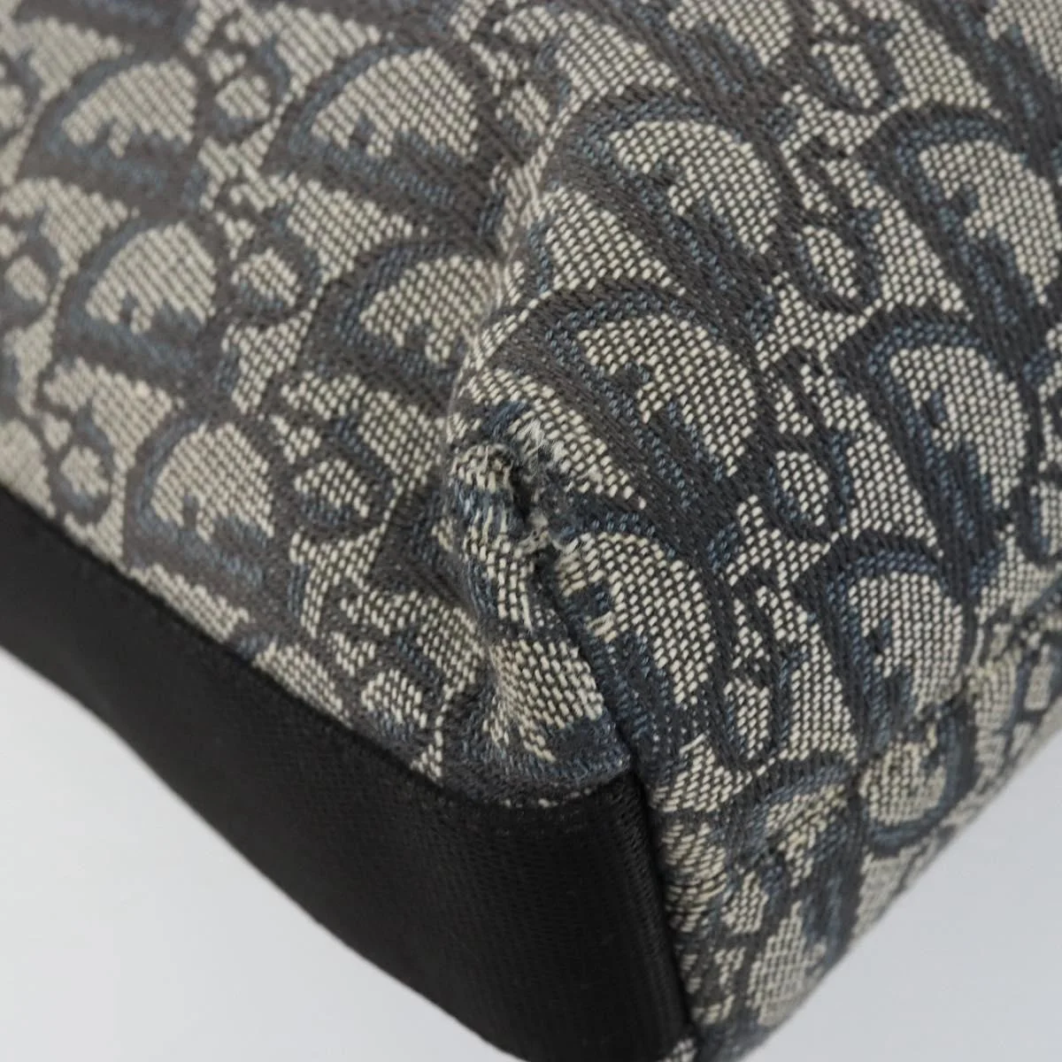 Christian Dior Vintage Trotter Shoulder Bag Canvas - Image 11
