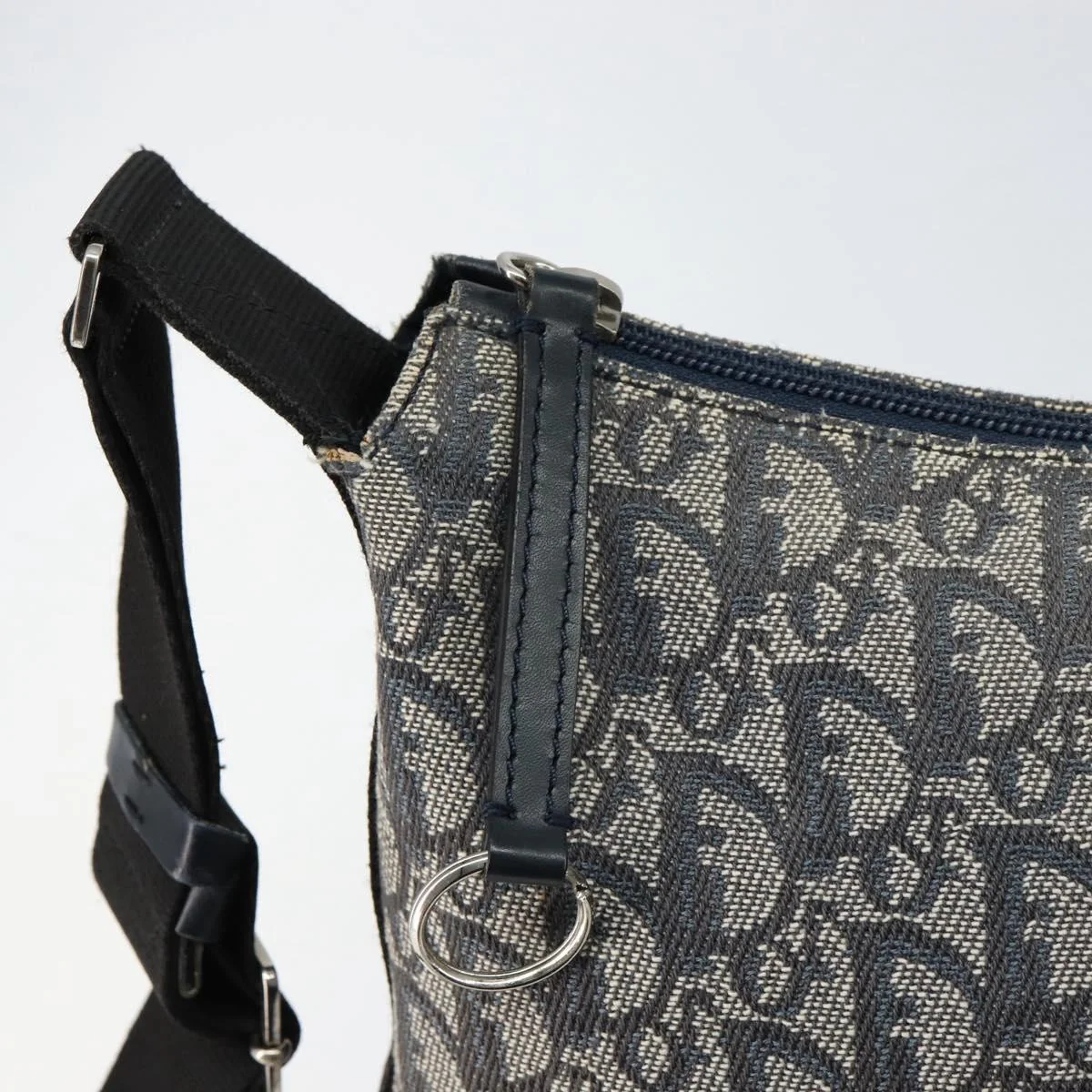 Christian Dior Vintage Trotter Shoulder Bag Canvas - Image 13