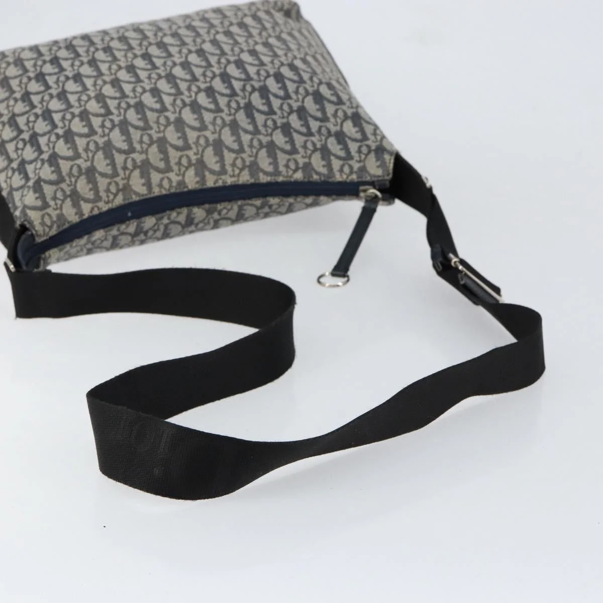 Christian Dior Vintage Trotter Shoulder Bag Canvas - Image 8