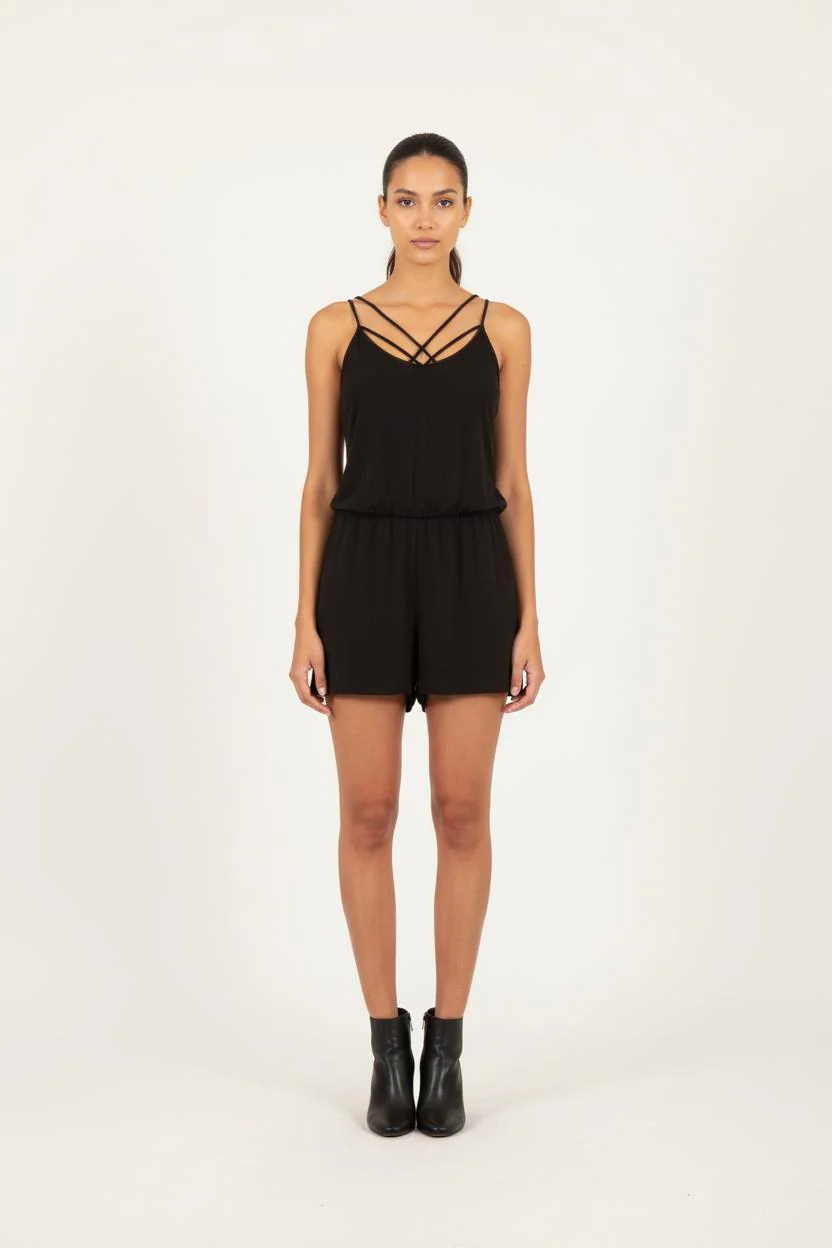 Combishort Noir - Taille S/36