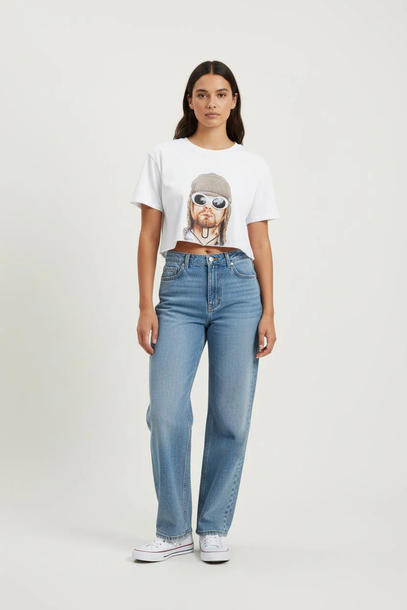 Crop top Blanc - Taille M/38