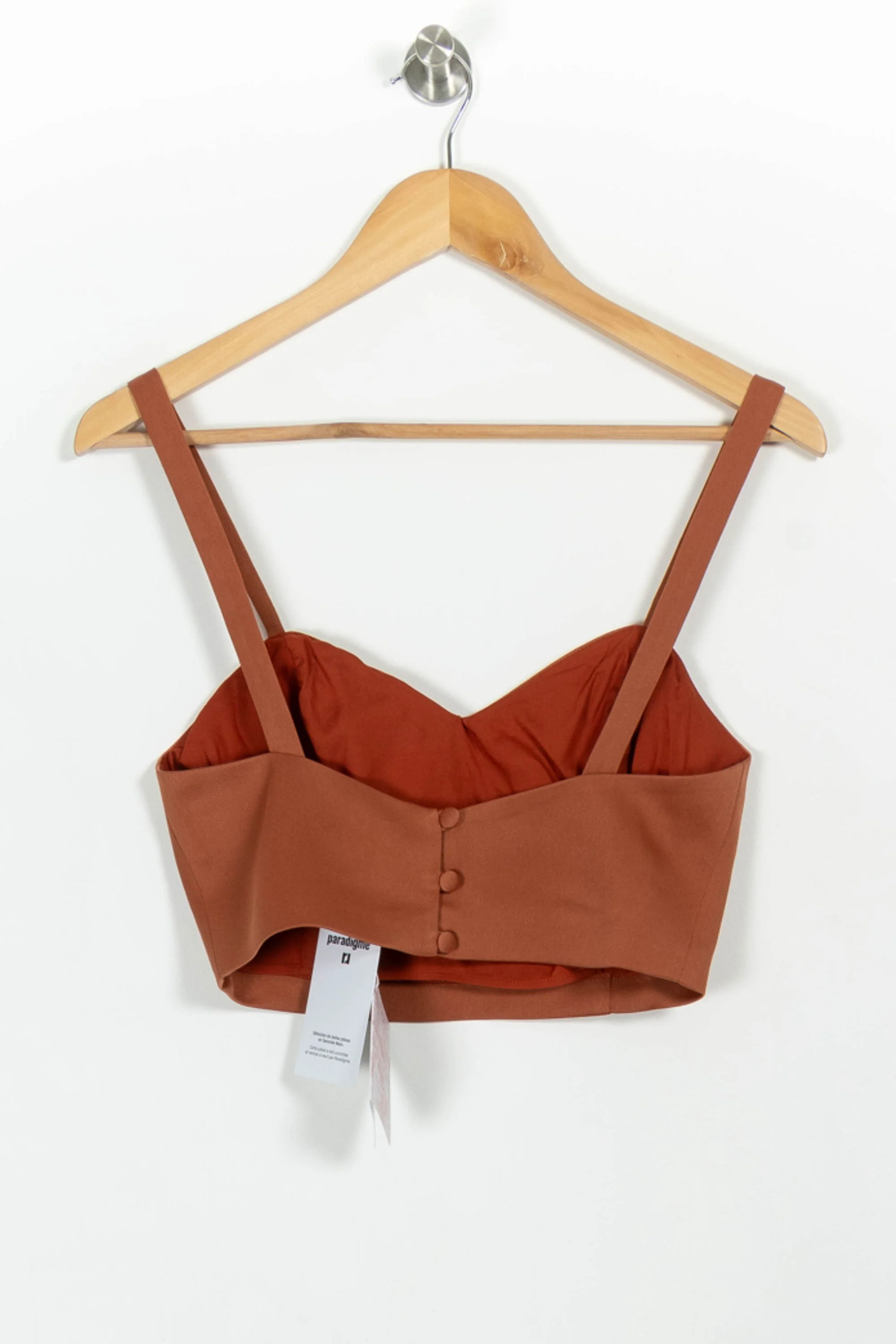 Crop top Marron - Taille S/36 - Image 4