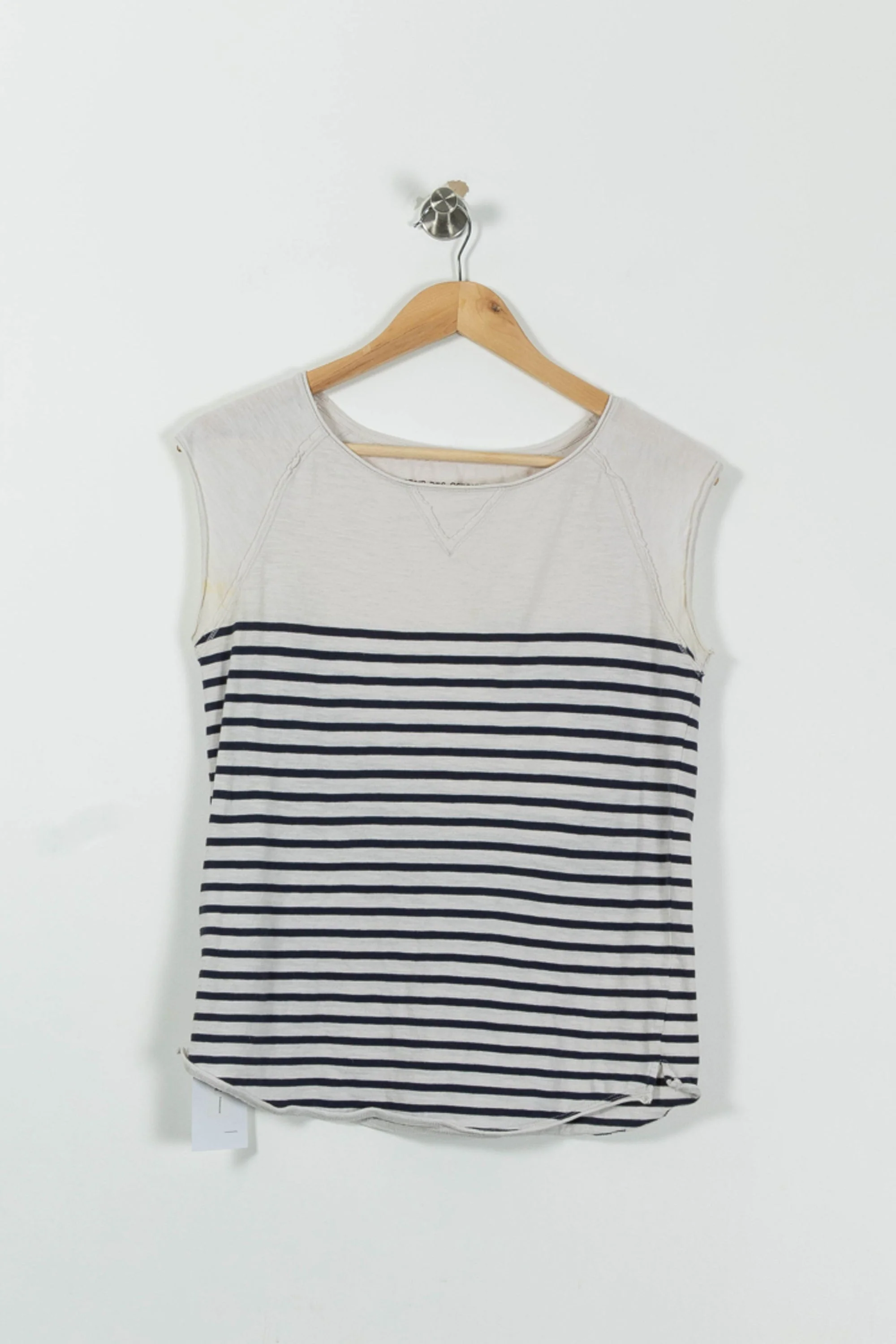 Débardeur Blanc et Bleu Marine - Taille S/36 - Image 2