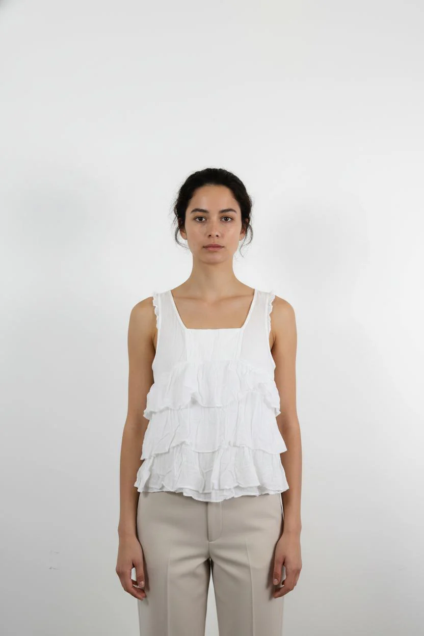 Débardeur Blanc - Taille S/36