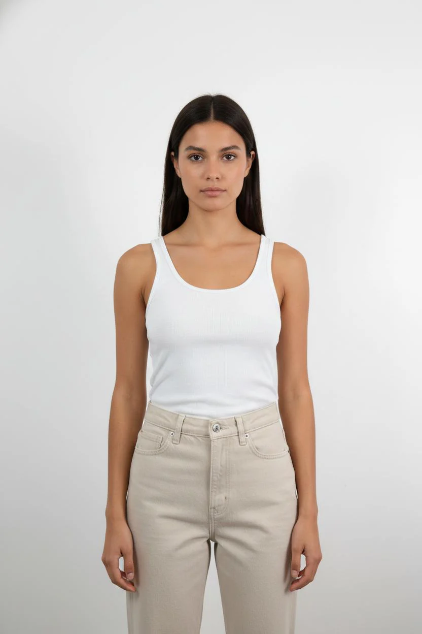 Débardeur Blanc - Taille XS/34