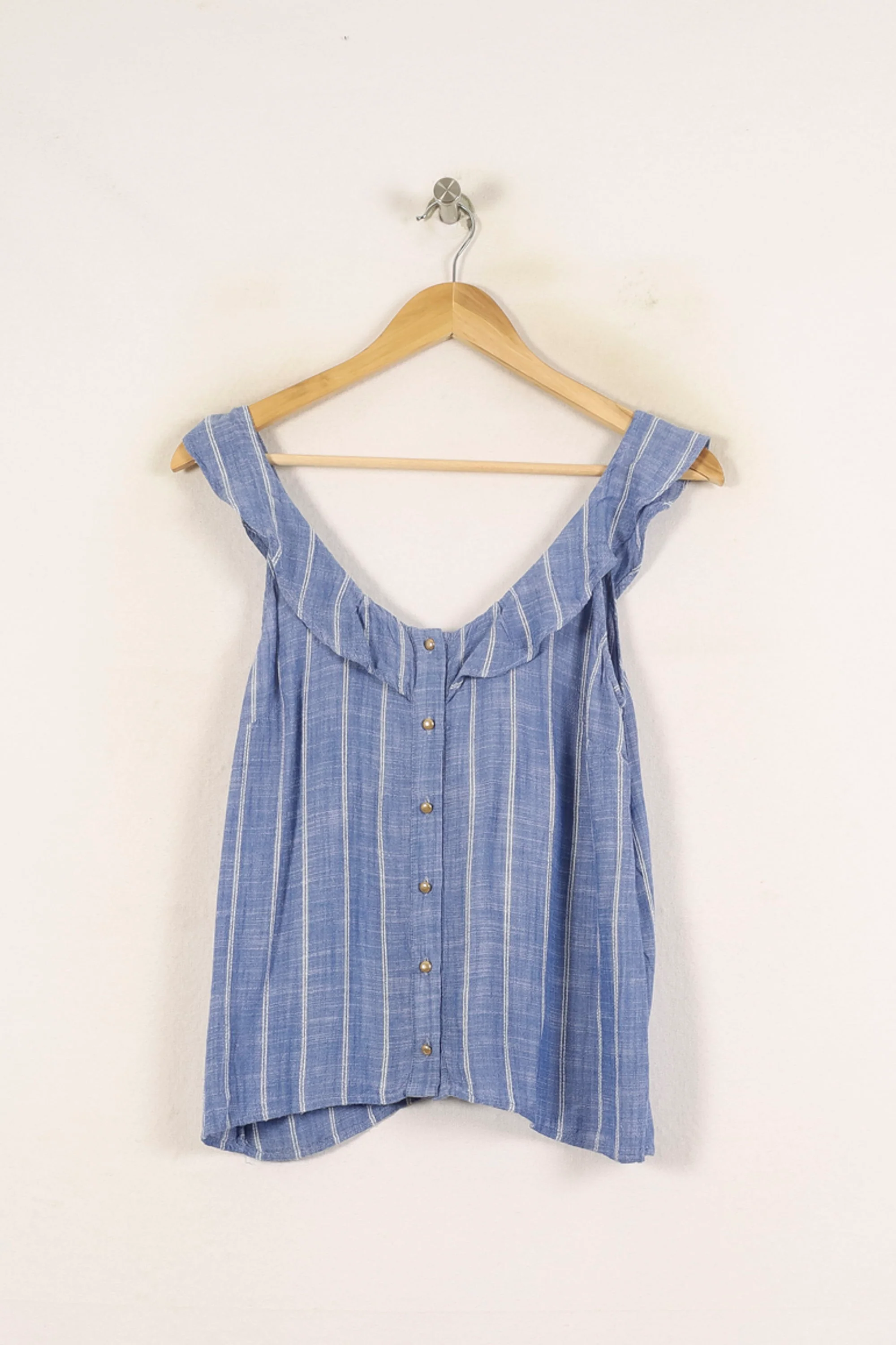 Débardeur Bleu et Blanc - Taille XS/34 - Image 2