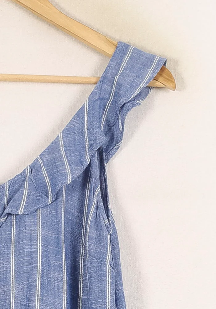 Débardeur Bleu et Blanc - Taille XS/34 - Image 3