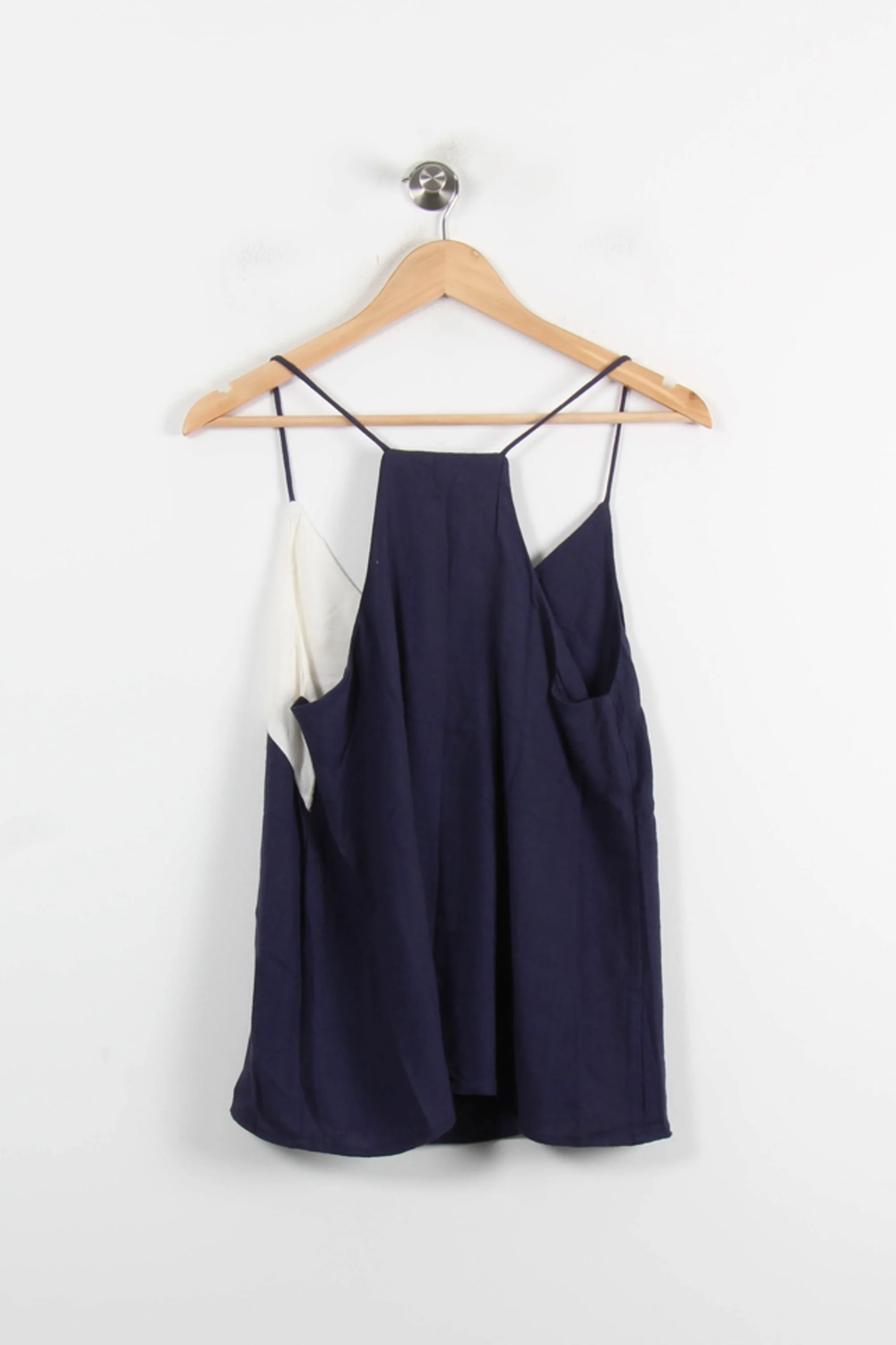Débardeur Bleu marine et Blanc - Taille M/38 - Image 4