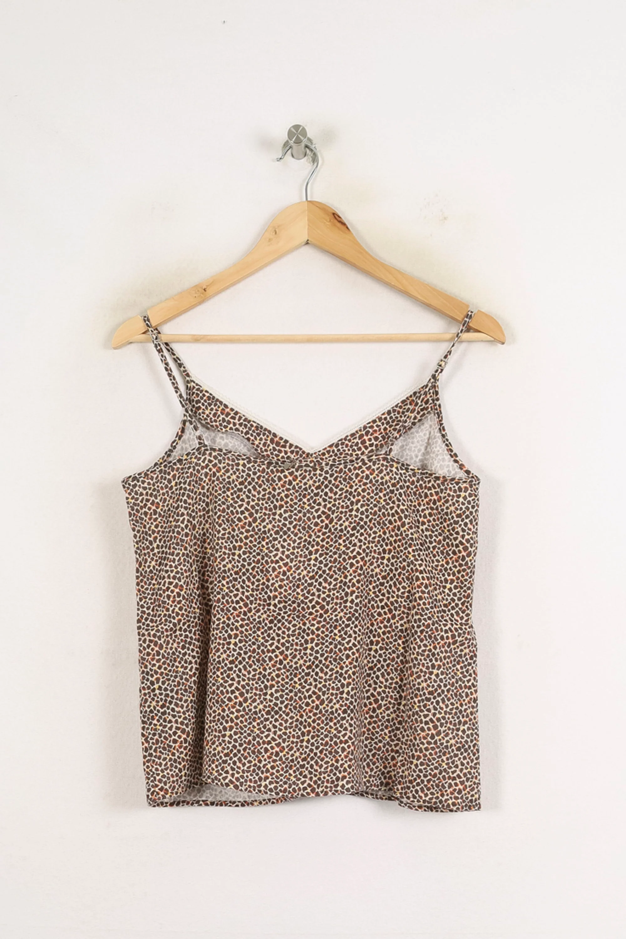 Débardeur Marron et Beige - Taille M/38 - Image 4