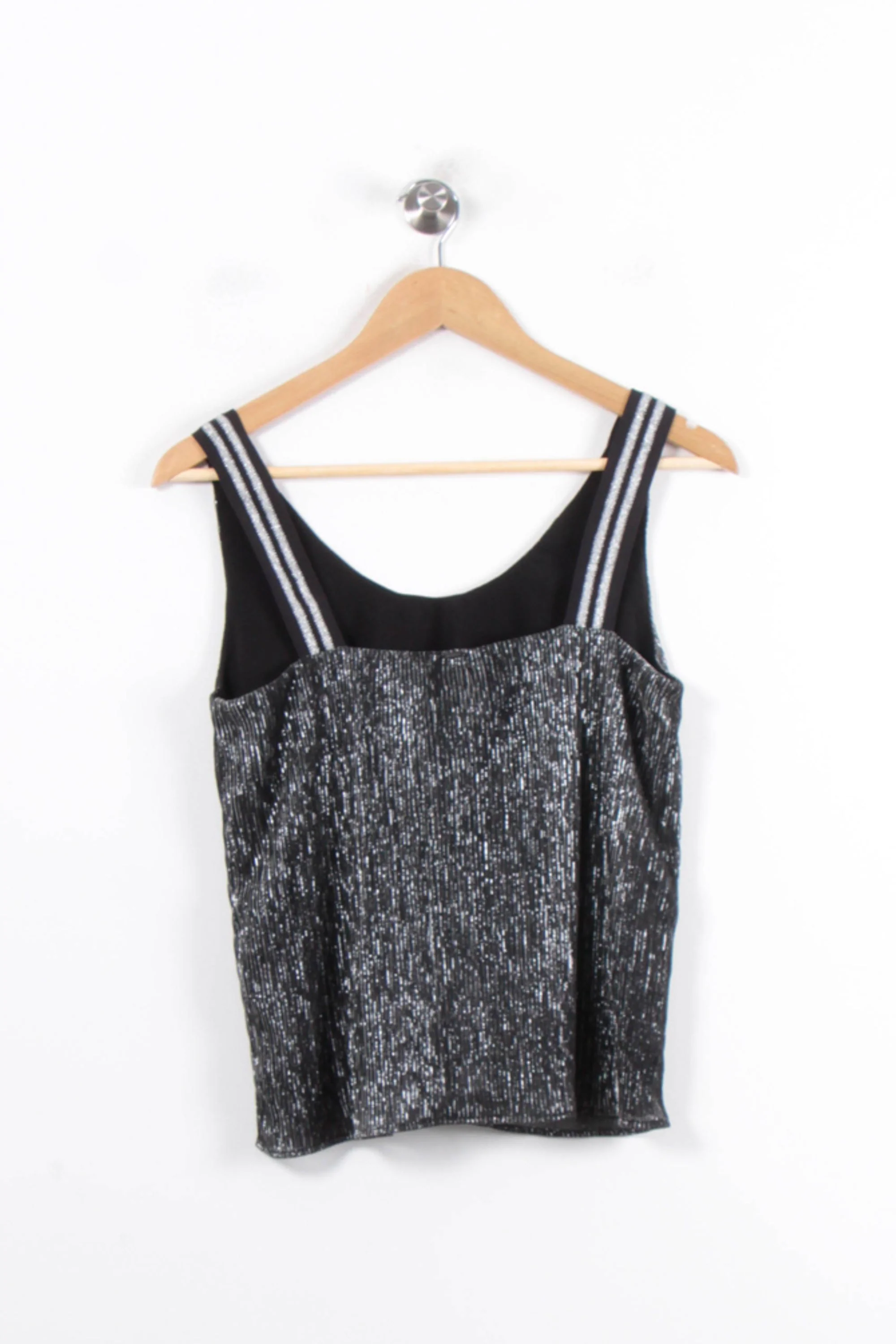 Débardeur Noir et Argenté - Taille S/36 - Image 4