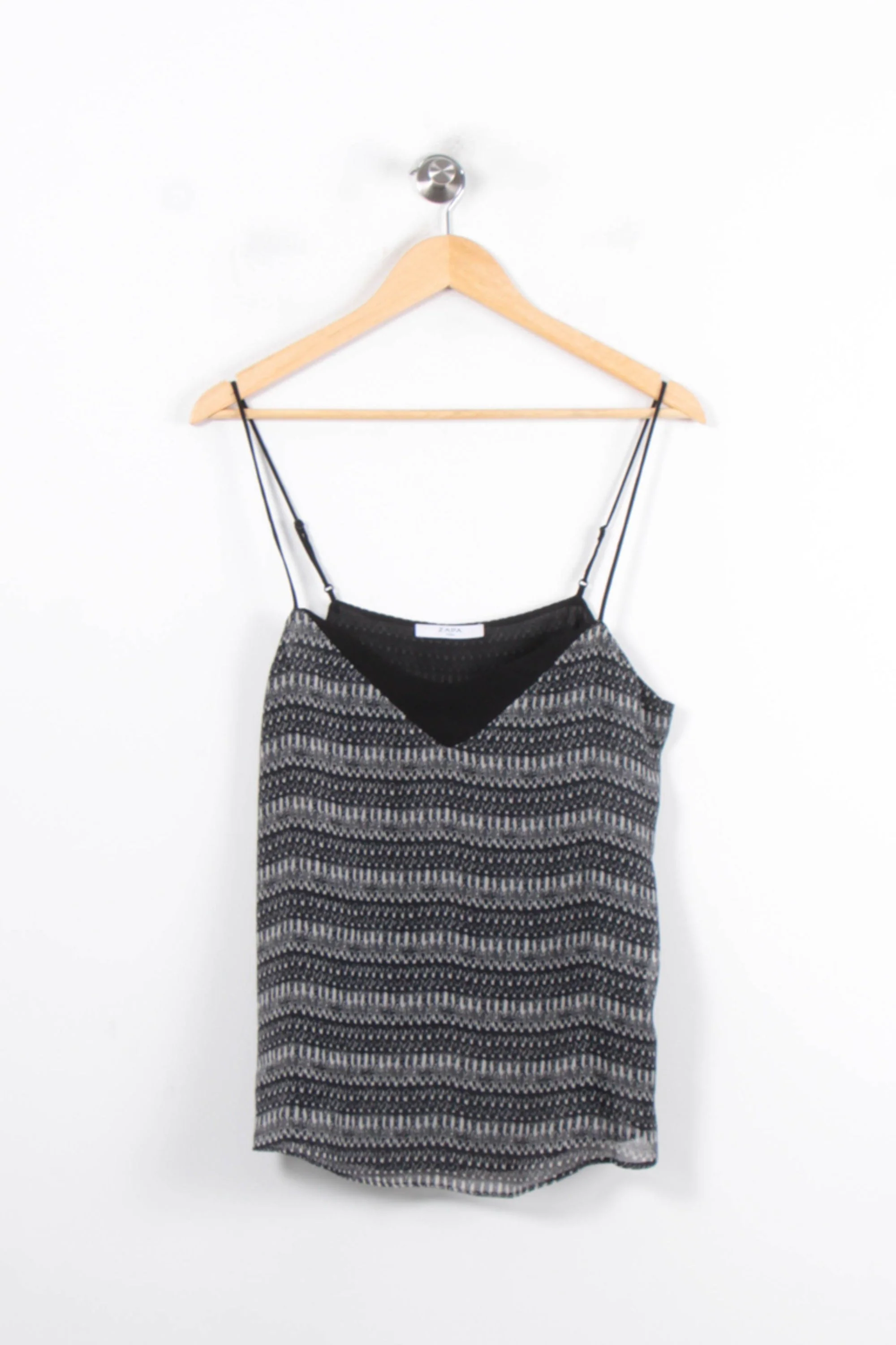Débardeur Noir et Gris - Taille XL/42 - Image 2