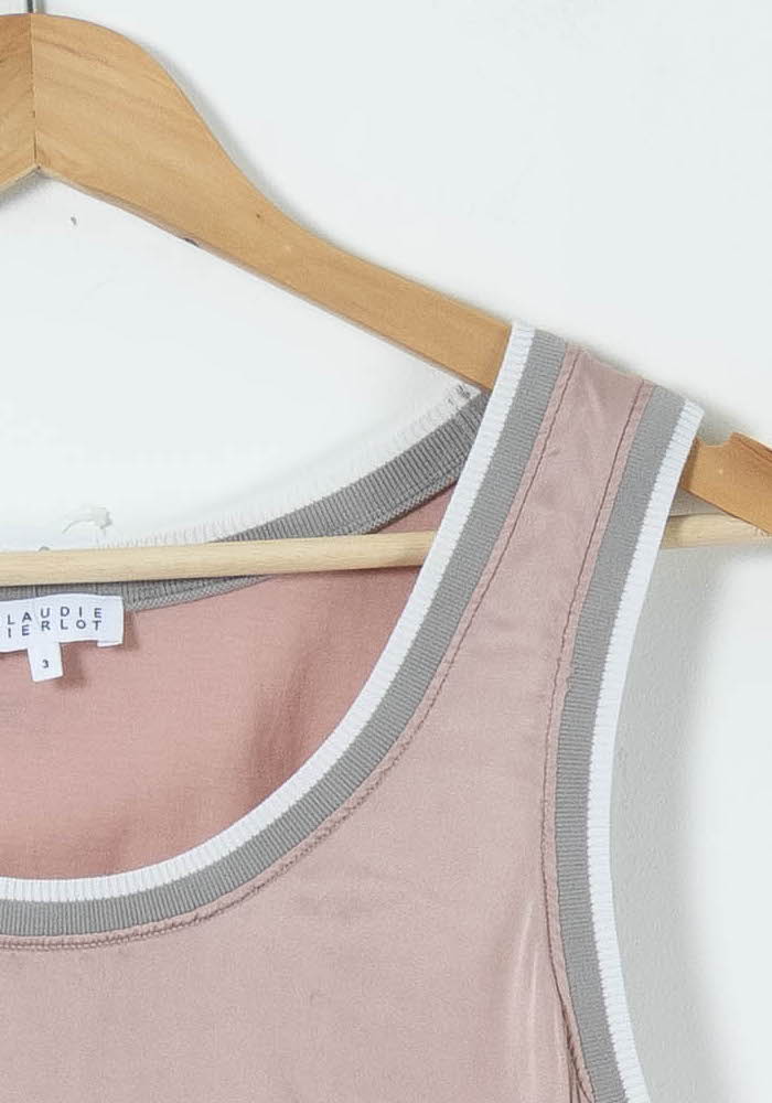 Débardeur Rose et Gris - Taille L/40 - Image 3