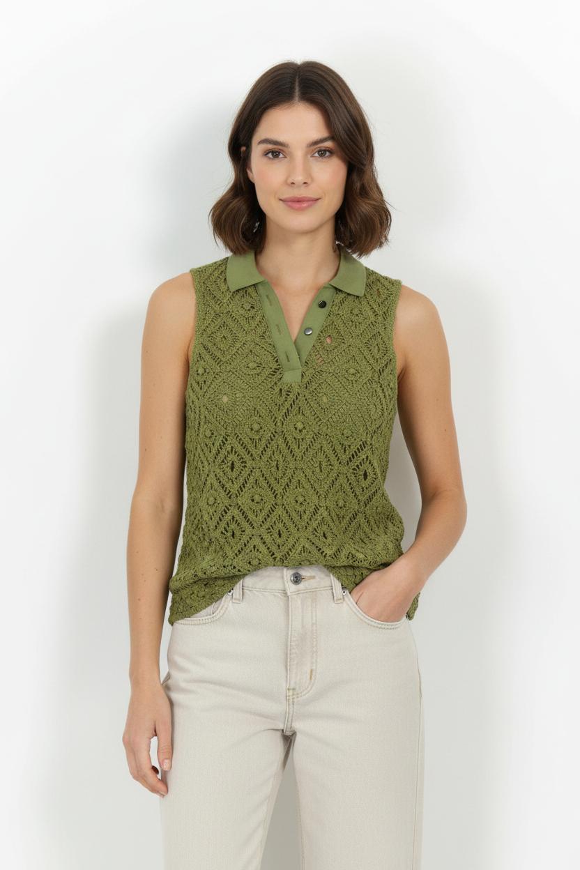 Débardeur Vert - Taille XS/34