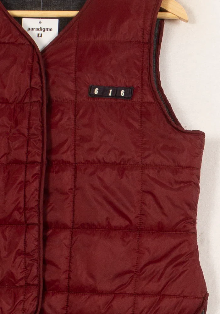 Doudoune Sans Manches Bordeaux - Taille L/40 - Image 3