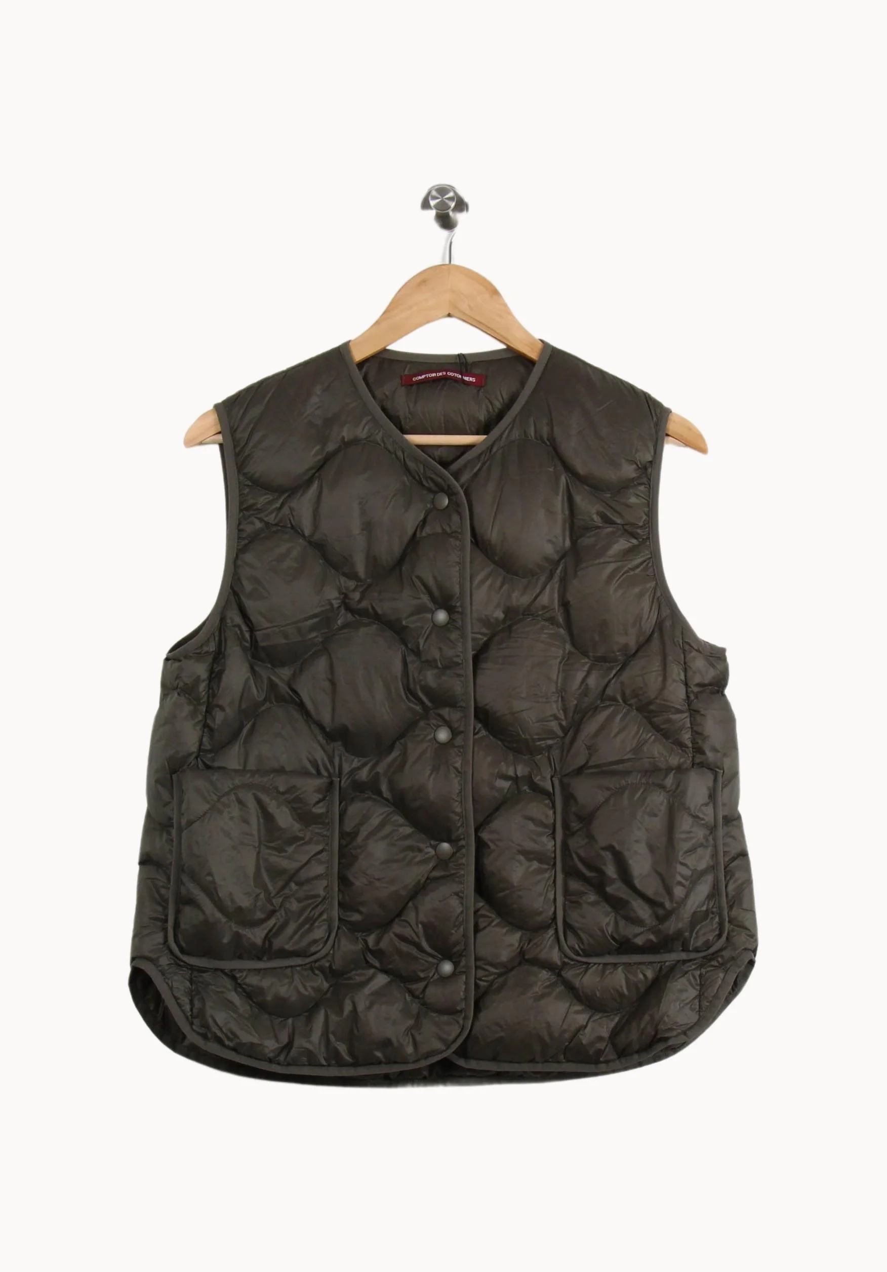Doudoune Sans Manches Verte - Taille L/40 - Image 2