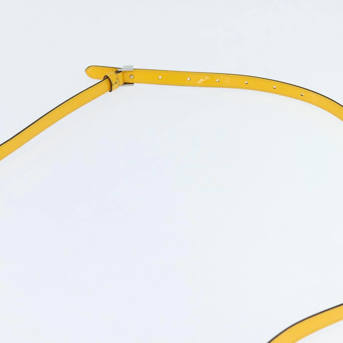 Fendi Curligraphy Shoulder Enamel Yellow Silver - Image 8