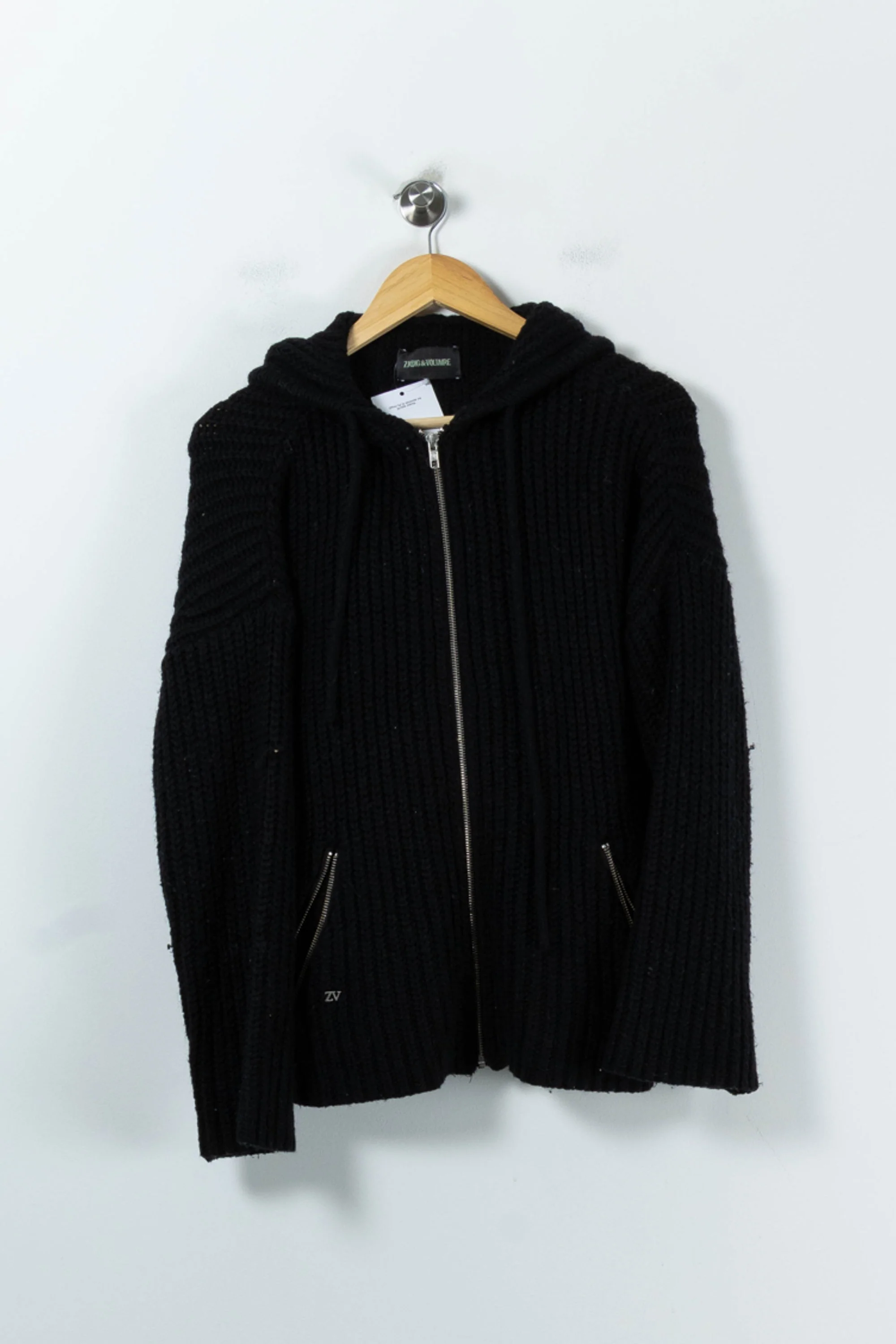 Gilet À Capuche Noir - Taille S/36 - Image 2