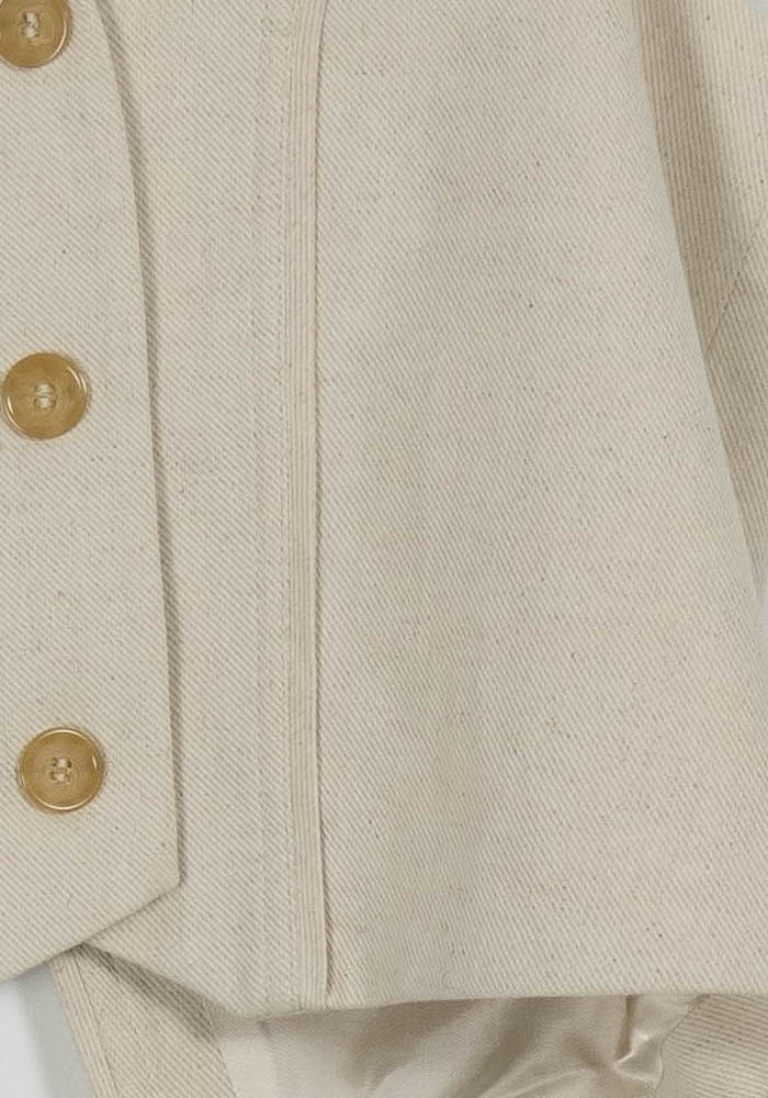Gilet Beige - Taille XS/34 - Image 3