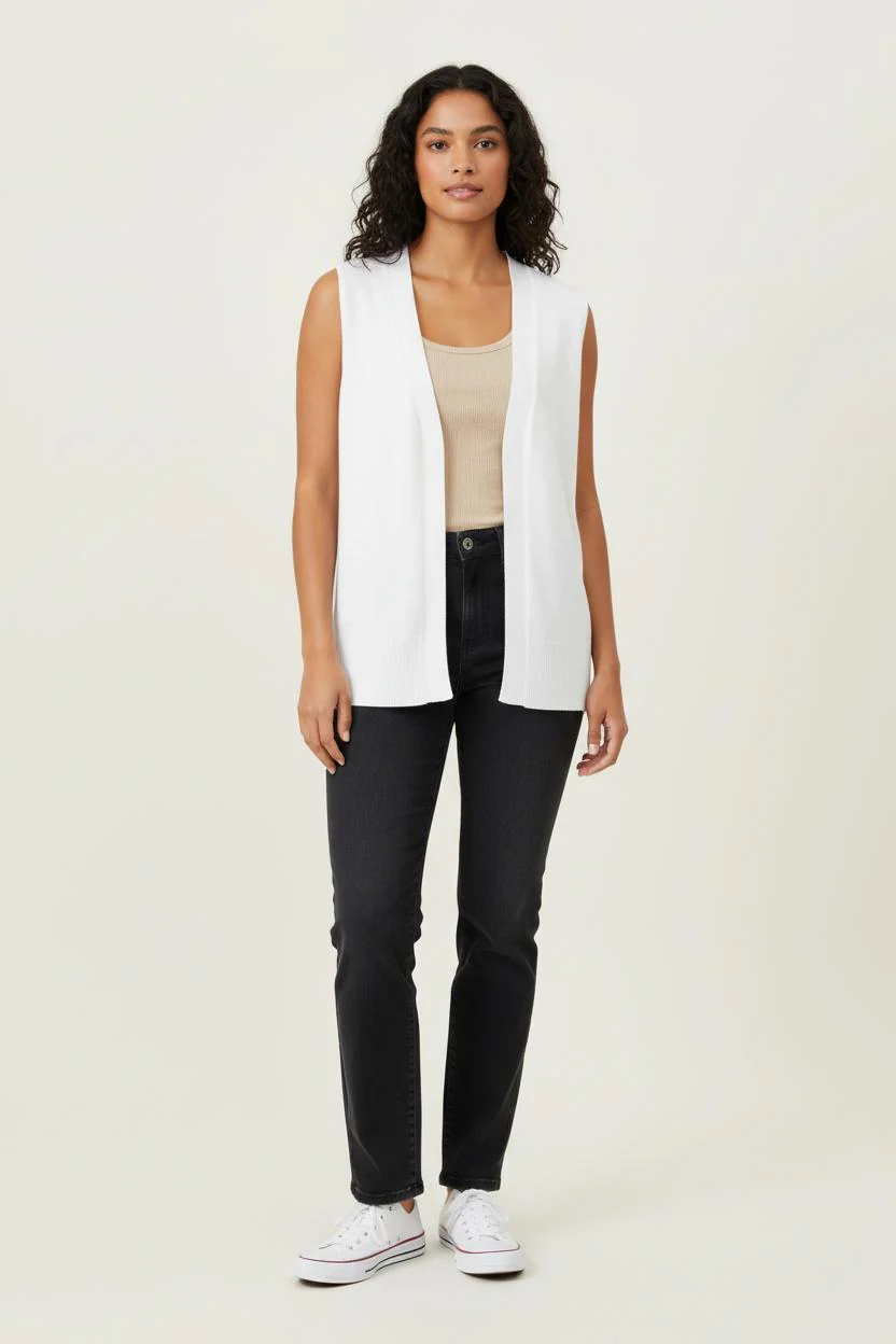 Gilet Blanc - Taille L/40