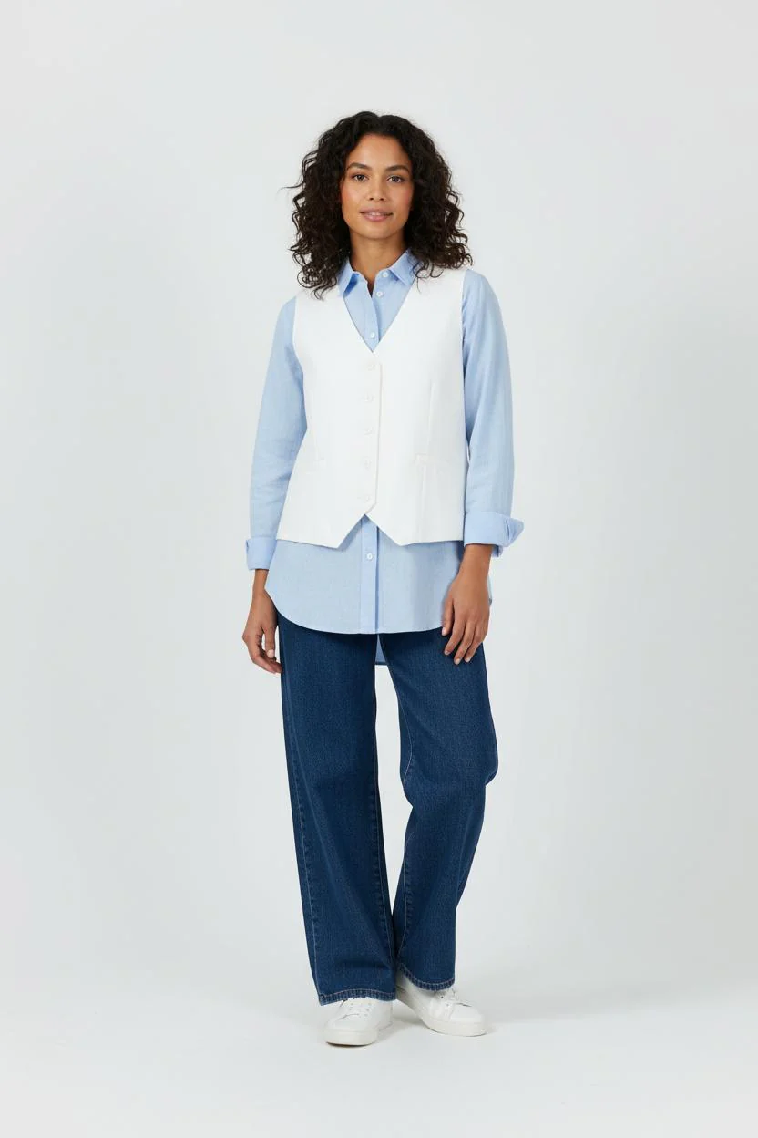 Gilet Blanc - Taille L/40