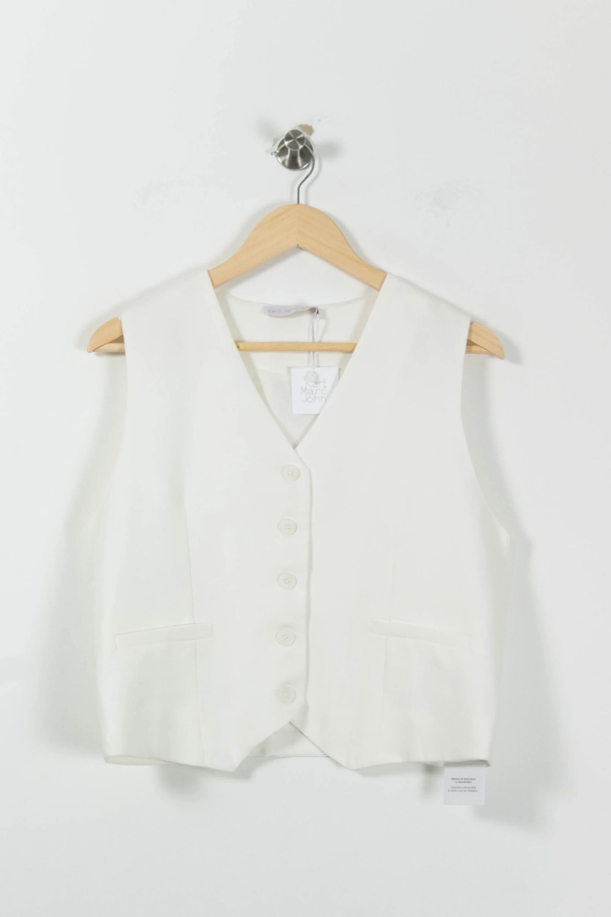 Gilet Blanc - Taille L/40 - Image 2