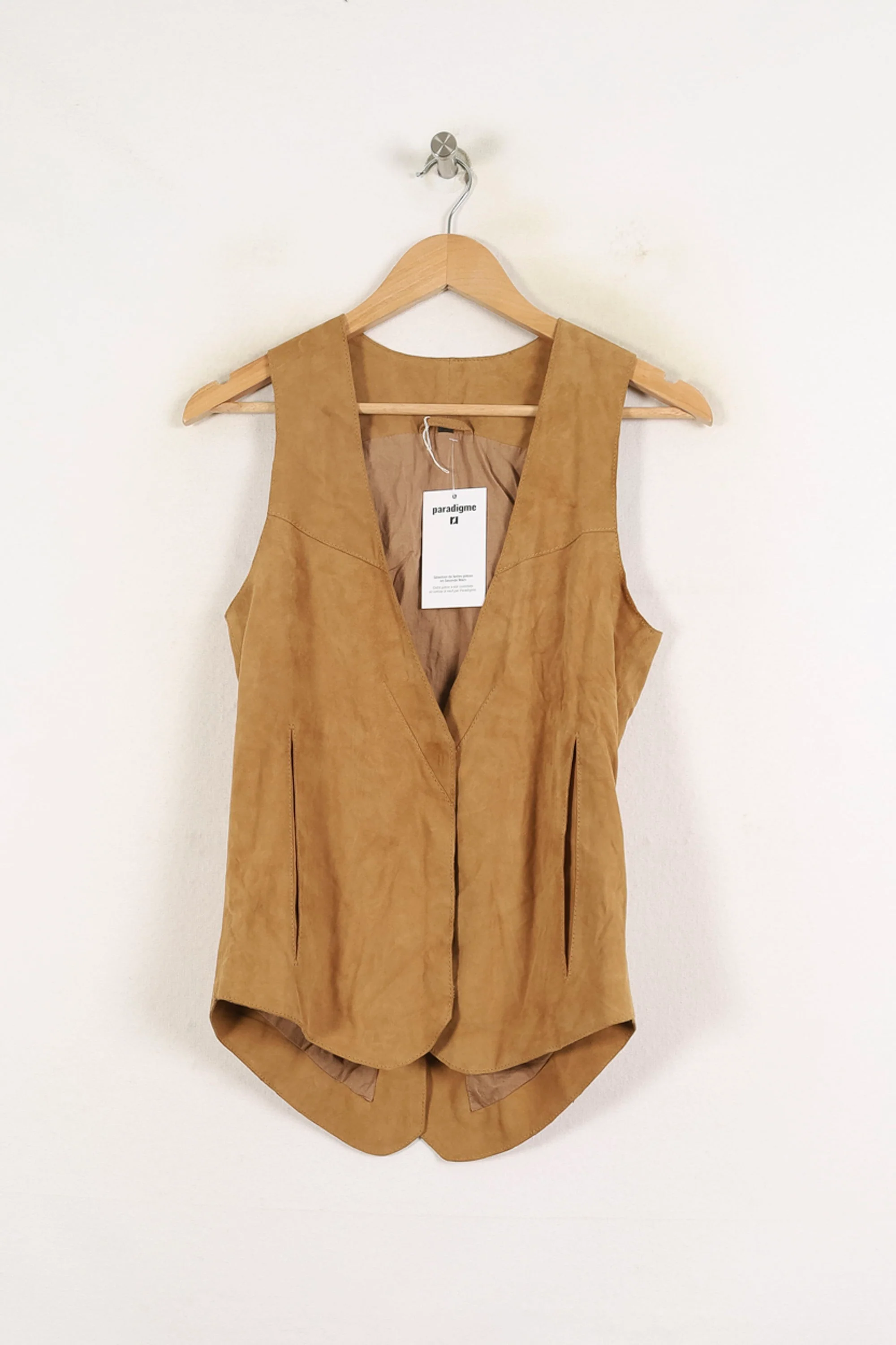 Gilet Marron - Taille XS/34 - Image 2