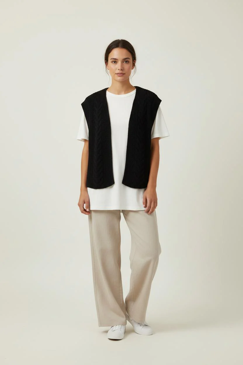 Gilet Noir - Taille M/38