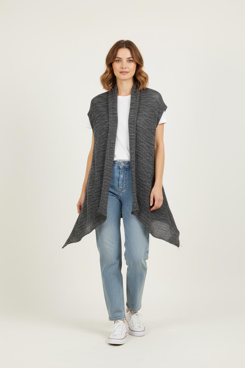 Gilet Sans Manches Gris - Taille S/36