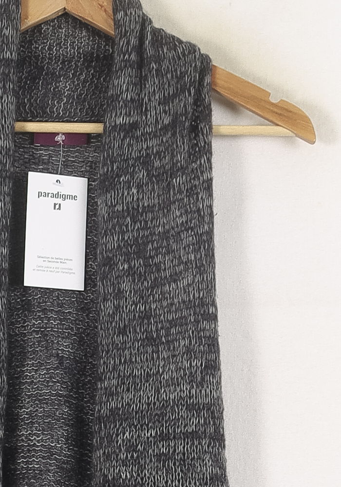Gilet Sans Manches Gris - Taille S/36 - Image 3