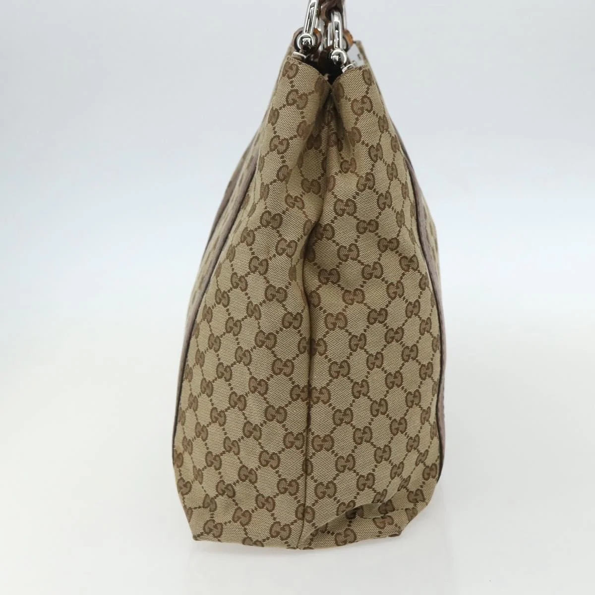 Gucci Bamboo Bar Tote GG Canvas - Image 4