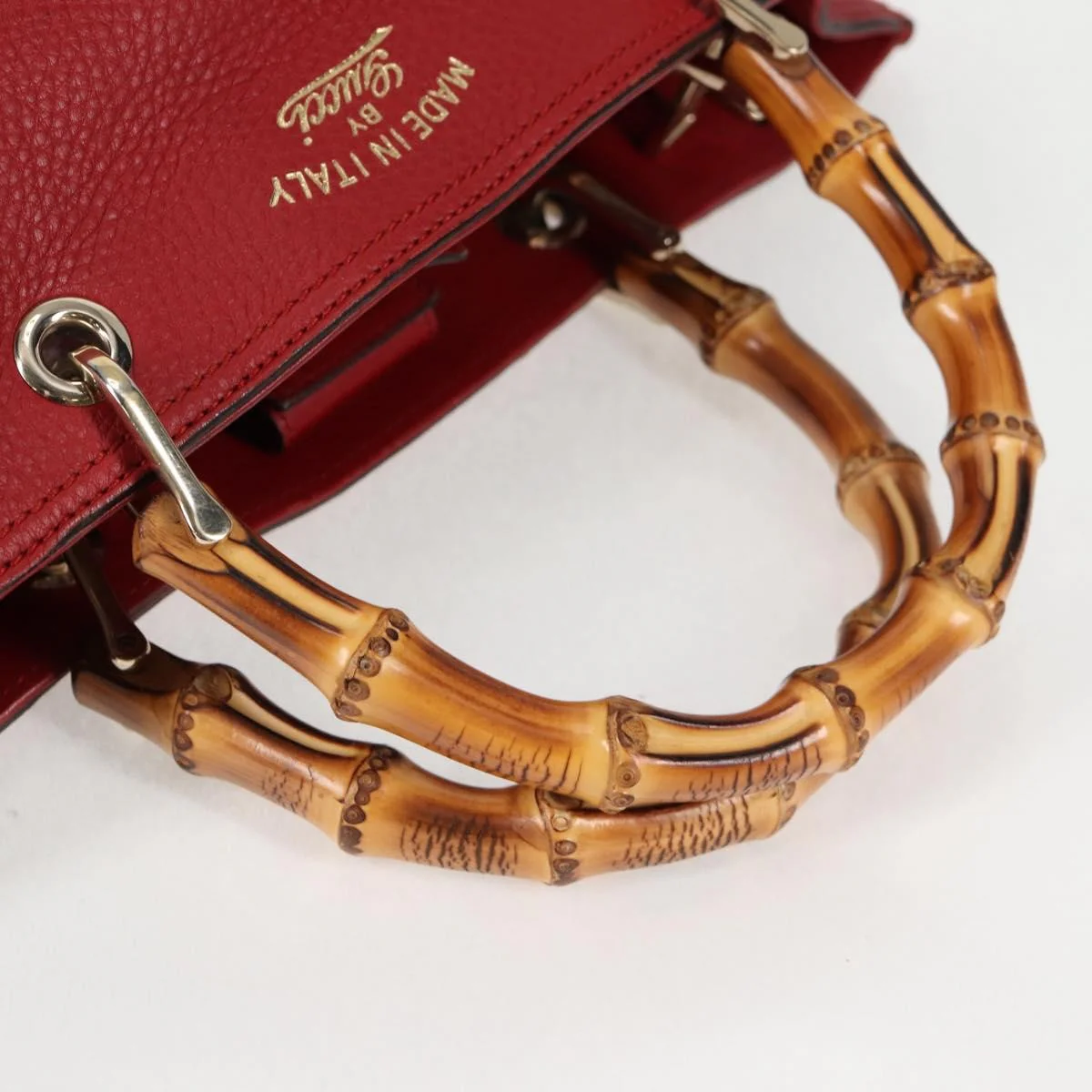 Gucci Bamboo Shopper Tote Leather - Image 8