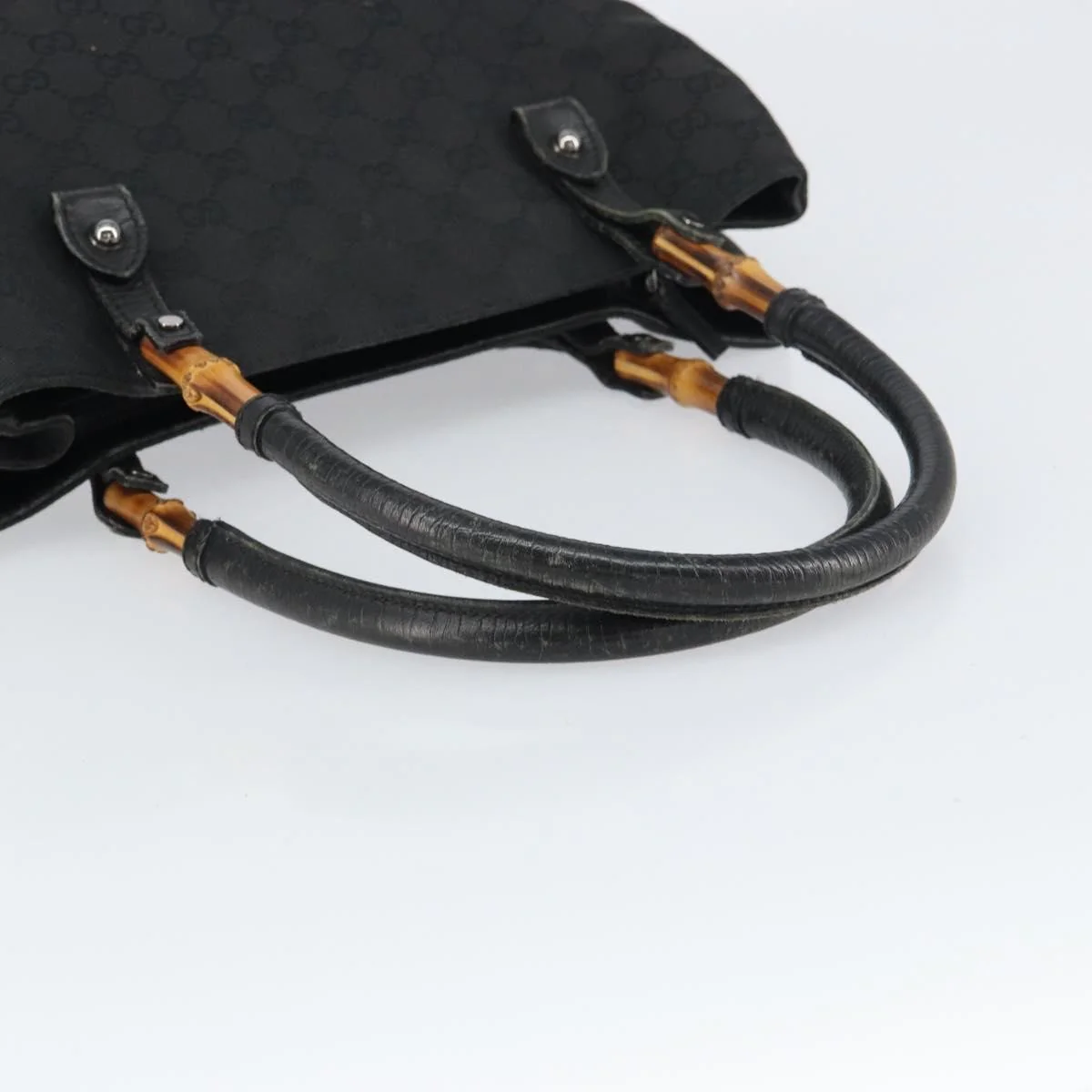 Gucci Bamboo tote bag Canvas - Image 8