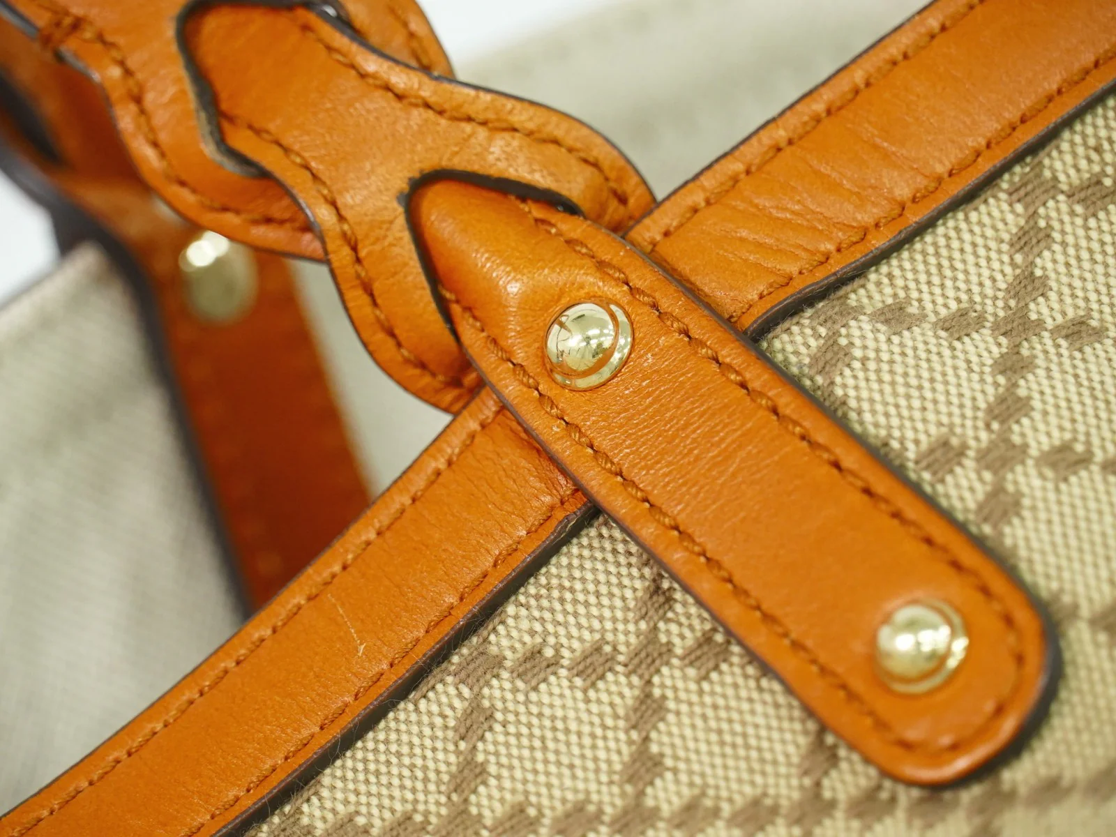 Gucci Craft Tote Diamante Canvas with Leather - Image 13