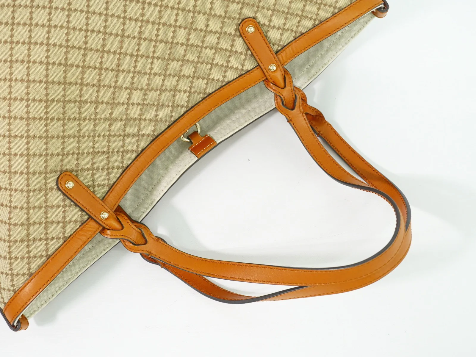 Gucci Craft Tote Diamante Canvas with Leather - Image 6