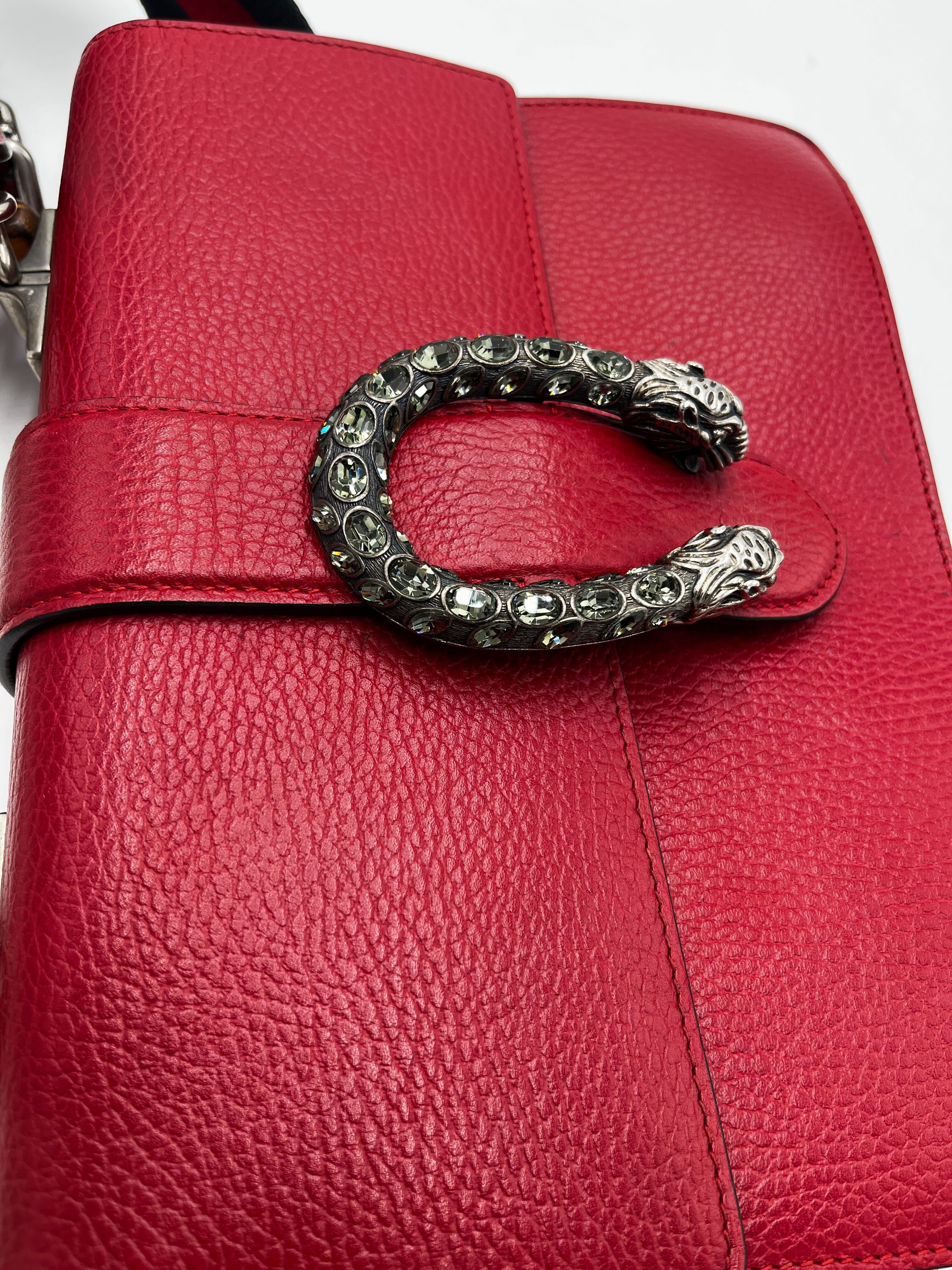 Gucci Dionysus Bamboo Top Handle Bag Leather - Image 11