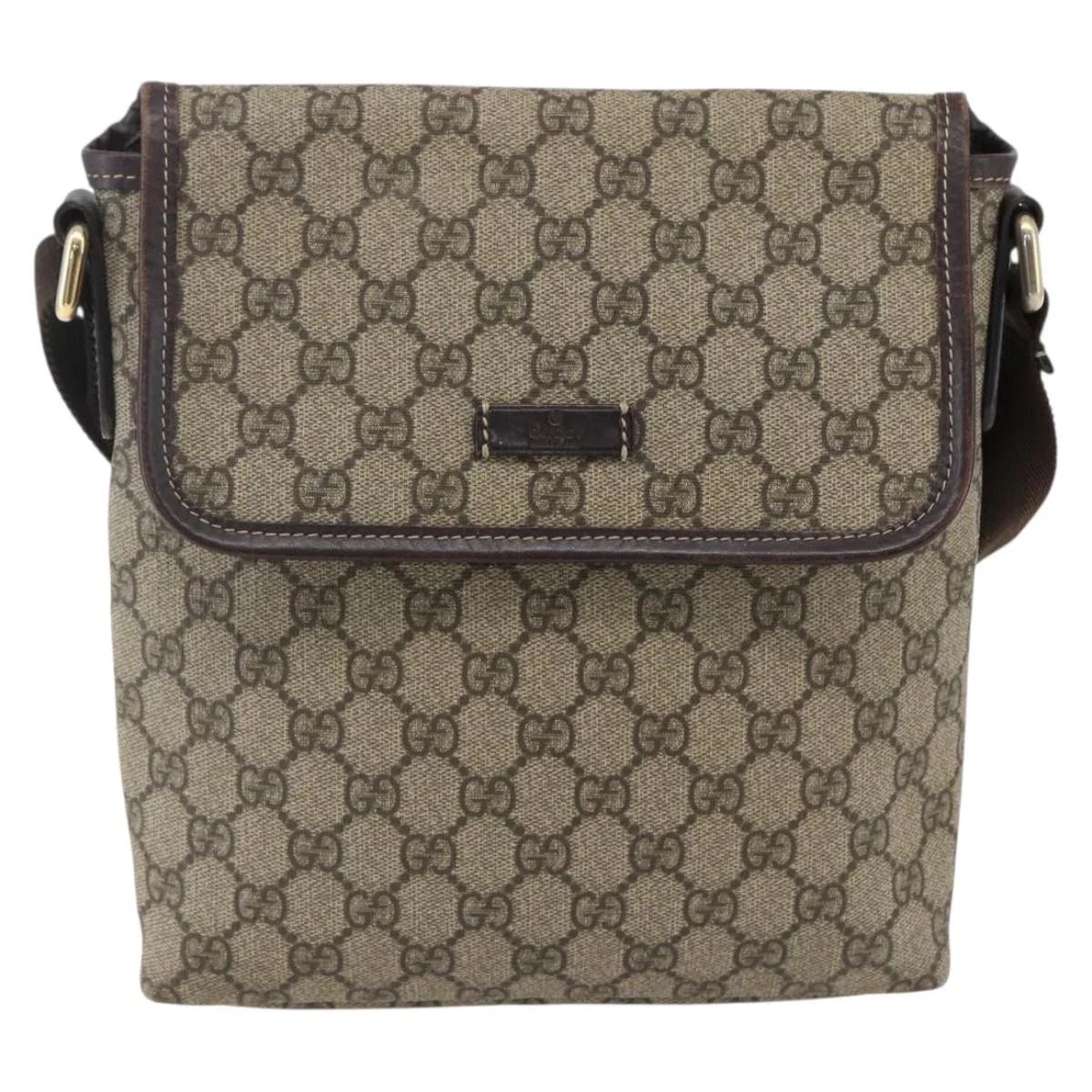 Gucci Flap Messenger GG Coated Canvas