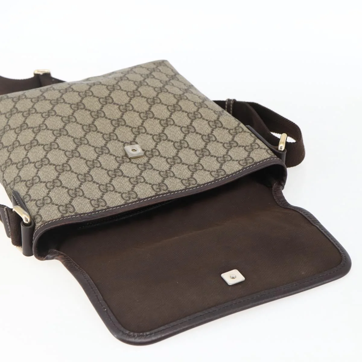 Gucci Flap Messenger GG Coated Canvas - Image 14