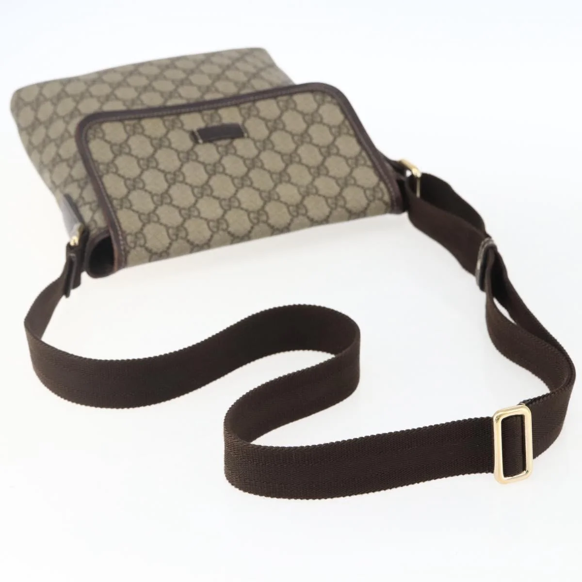 Gucci Flap Messenger GG Coated Canvas - Image 8