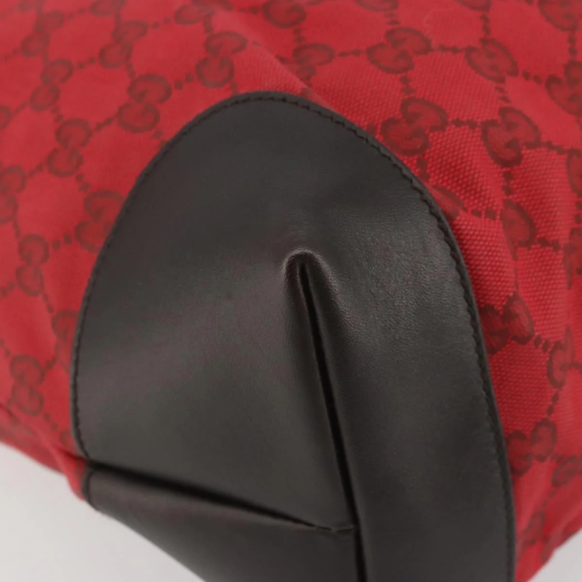 Gucci Original Zip Tote GG Canvas with Leather - Image 10