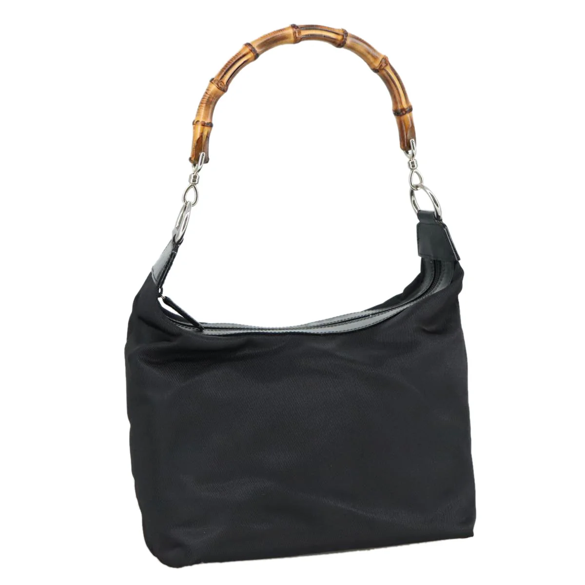 Gucci Vintage Bamboo Handle Bag Nylon
