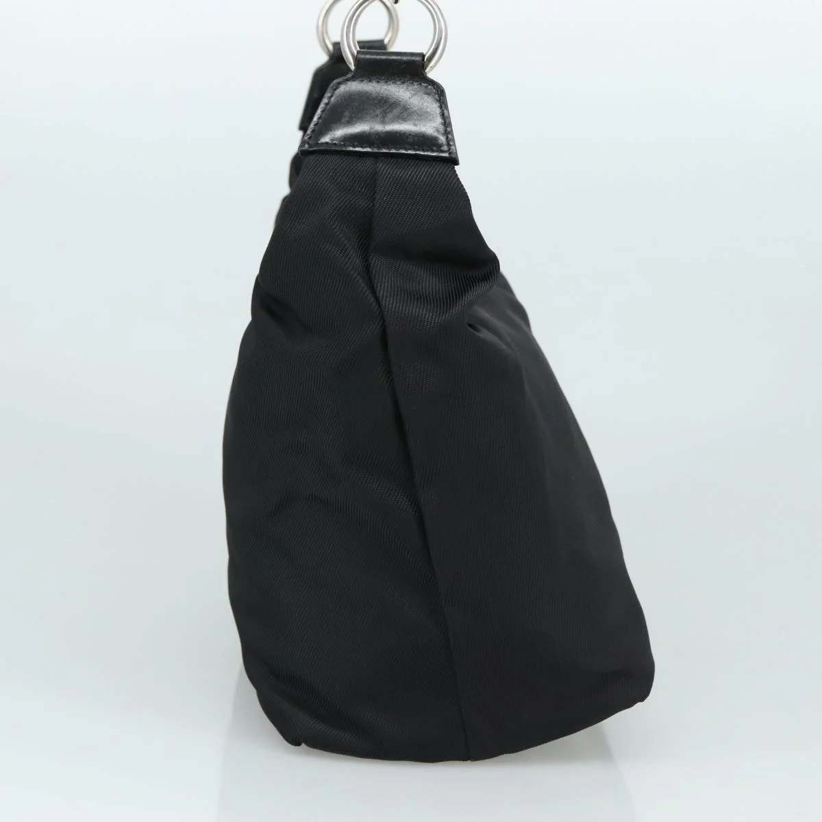 Gucci Vintage Bamboo Handle Bag Nylon - Image 3