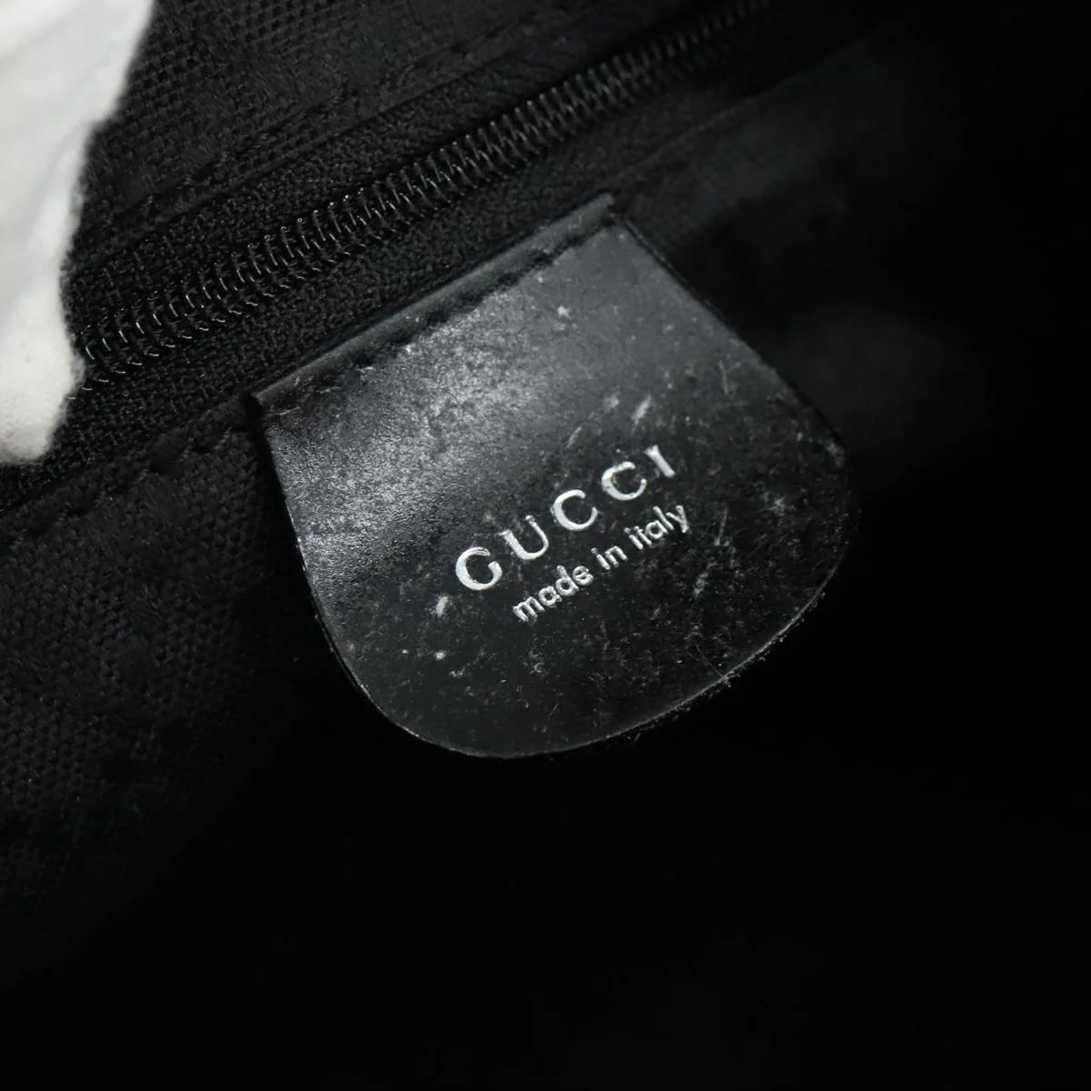 Gucci Vintage Bamboo Handle Bag Nylon - Image 6