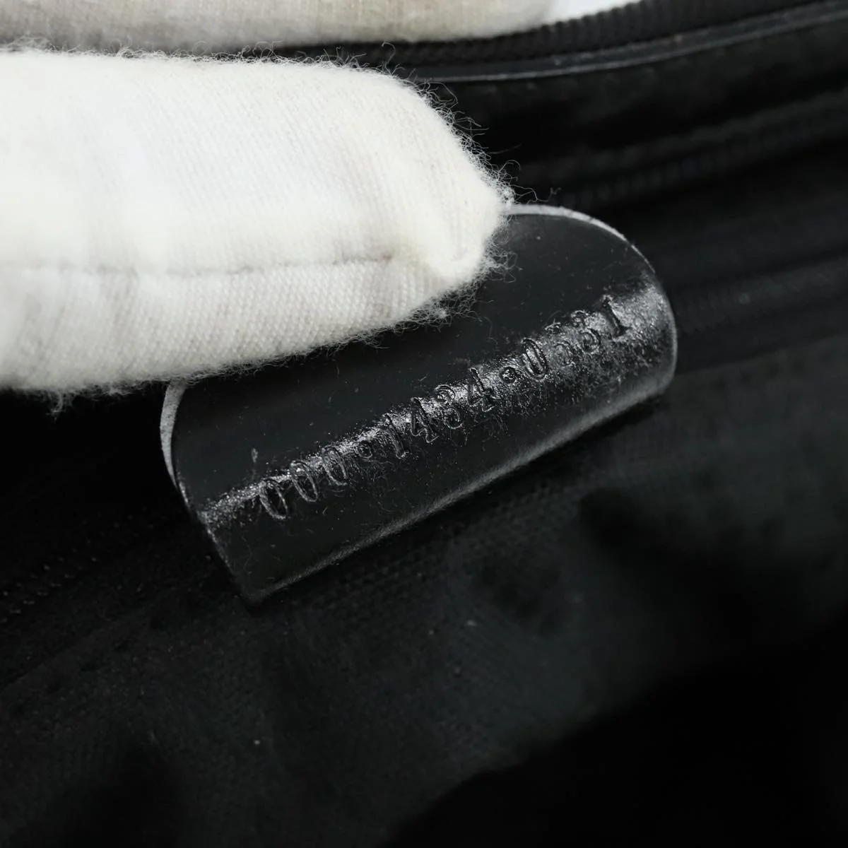 Gucci Vintage Bamboo Handle Bag Nylon - Image 7