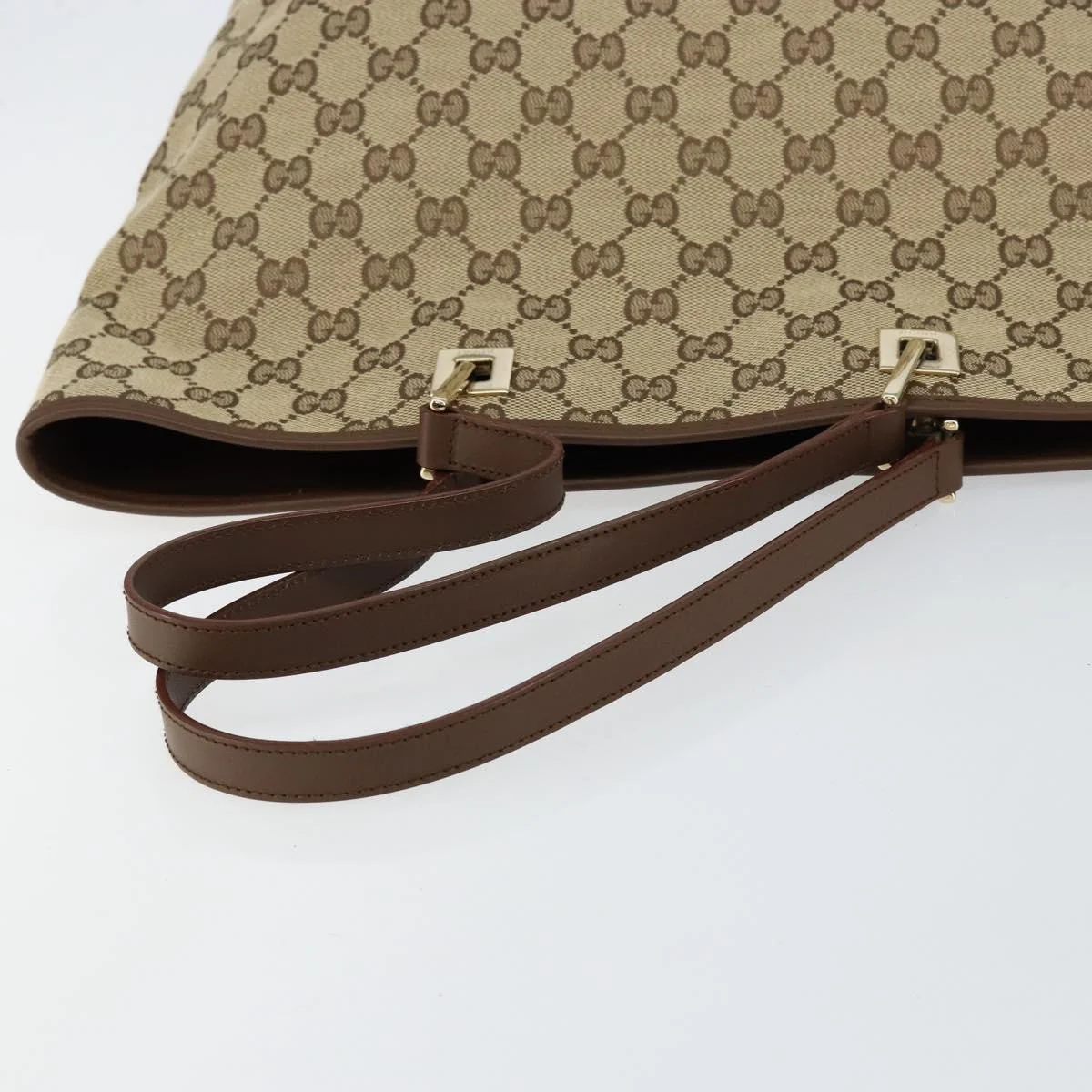 Gucci Vintage Bucket Shopping Tote GG Canvas - Image 8