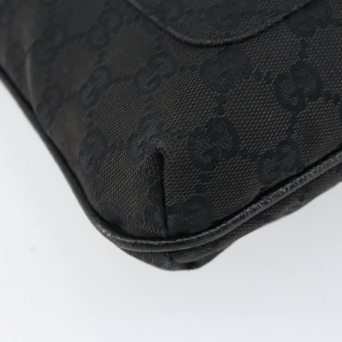 Gucci Vintage Shoulder Bag Monogram Canvas - Image 12