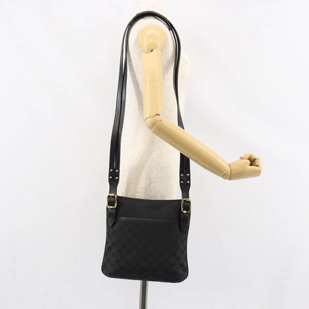 Gucci Vintage Shoulder Bag Monogram Canvas - Image 14
