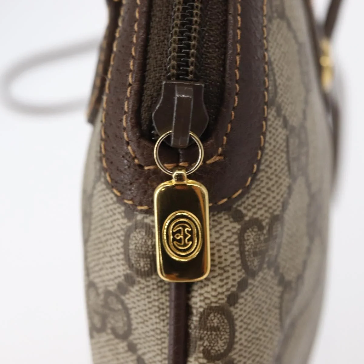 Gucci Vintage Web Crossbody Bag GG Coated Canvas - Image 13