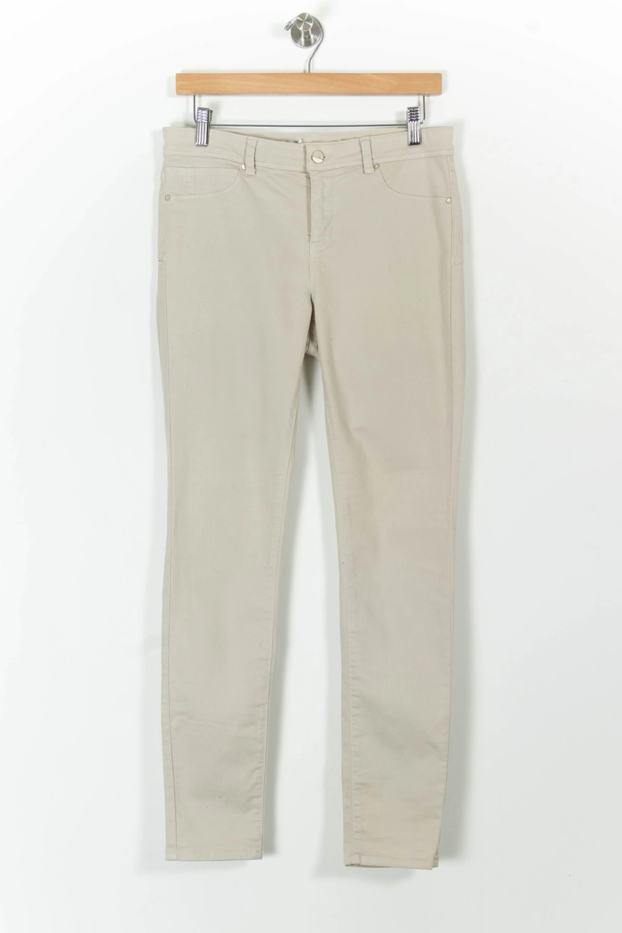 Jean Beige - Taille L/40 - Image 2
