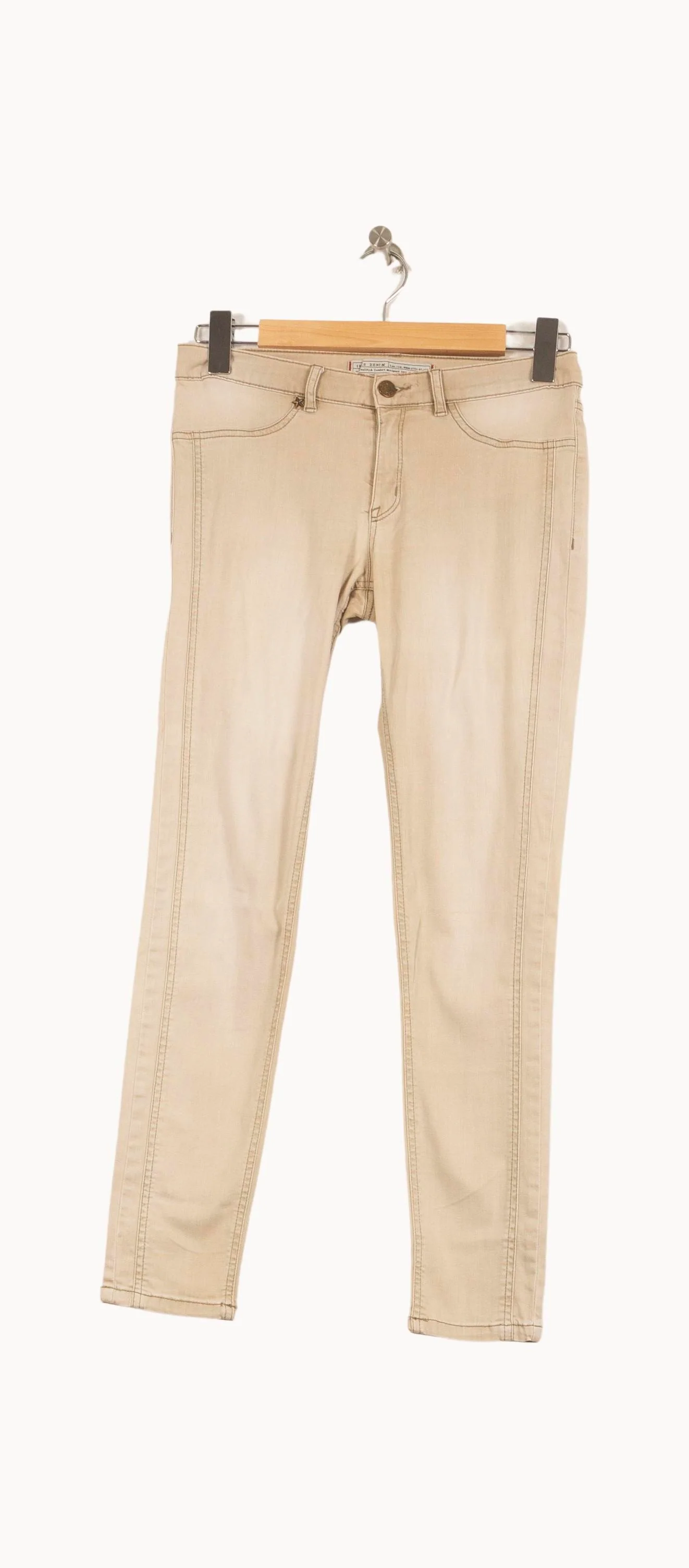 Jean Beige - Taille M/38 - Image 2